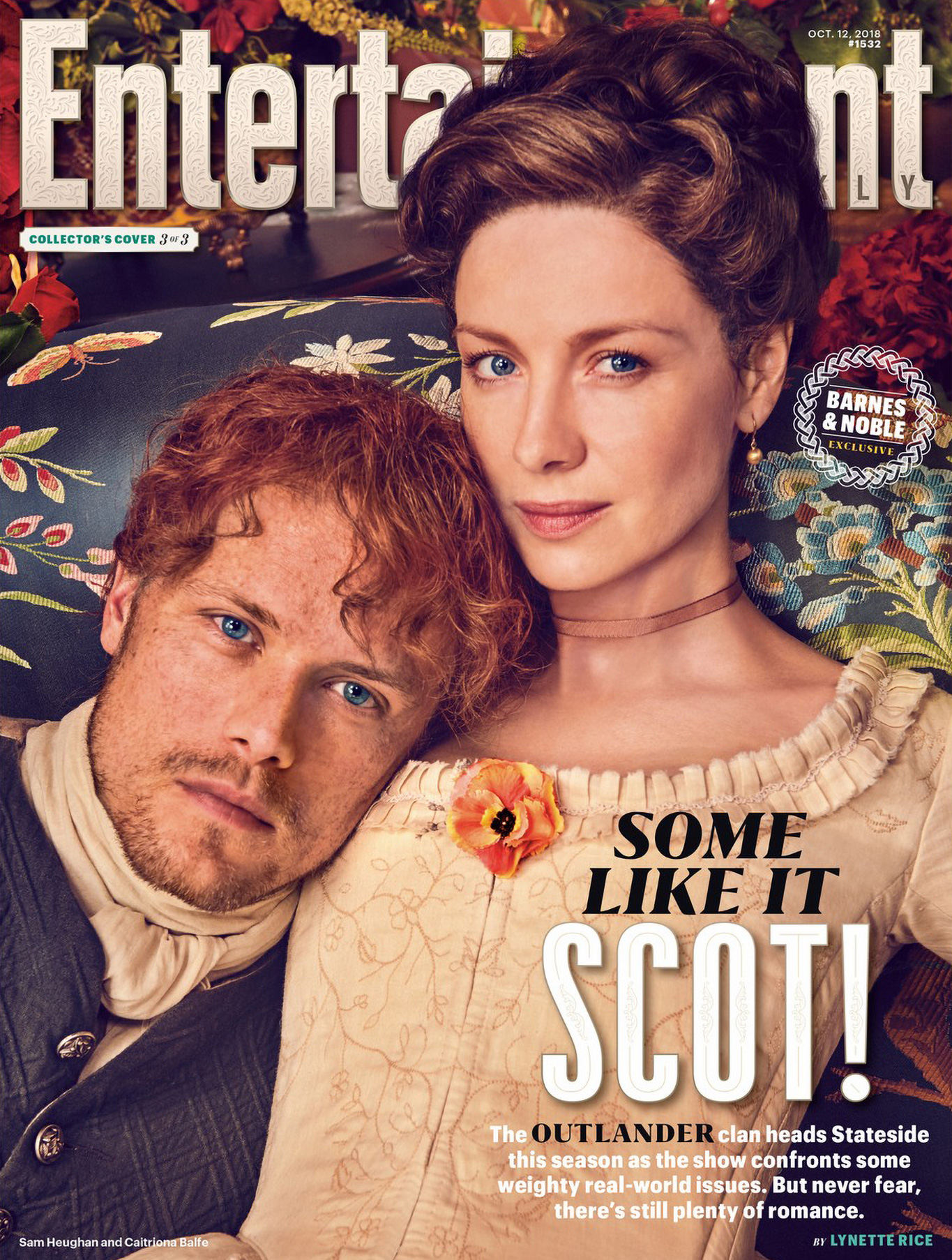 Entertainment Weekly – Masthead Engraving – Outlander special Edition Covers – September 2018