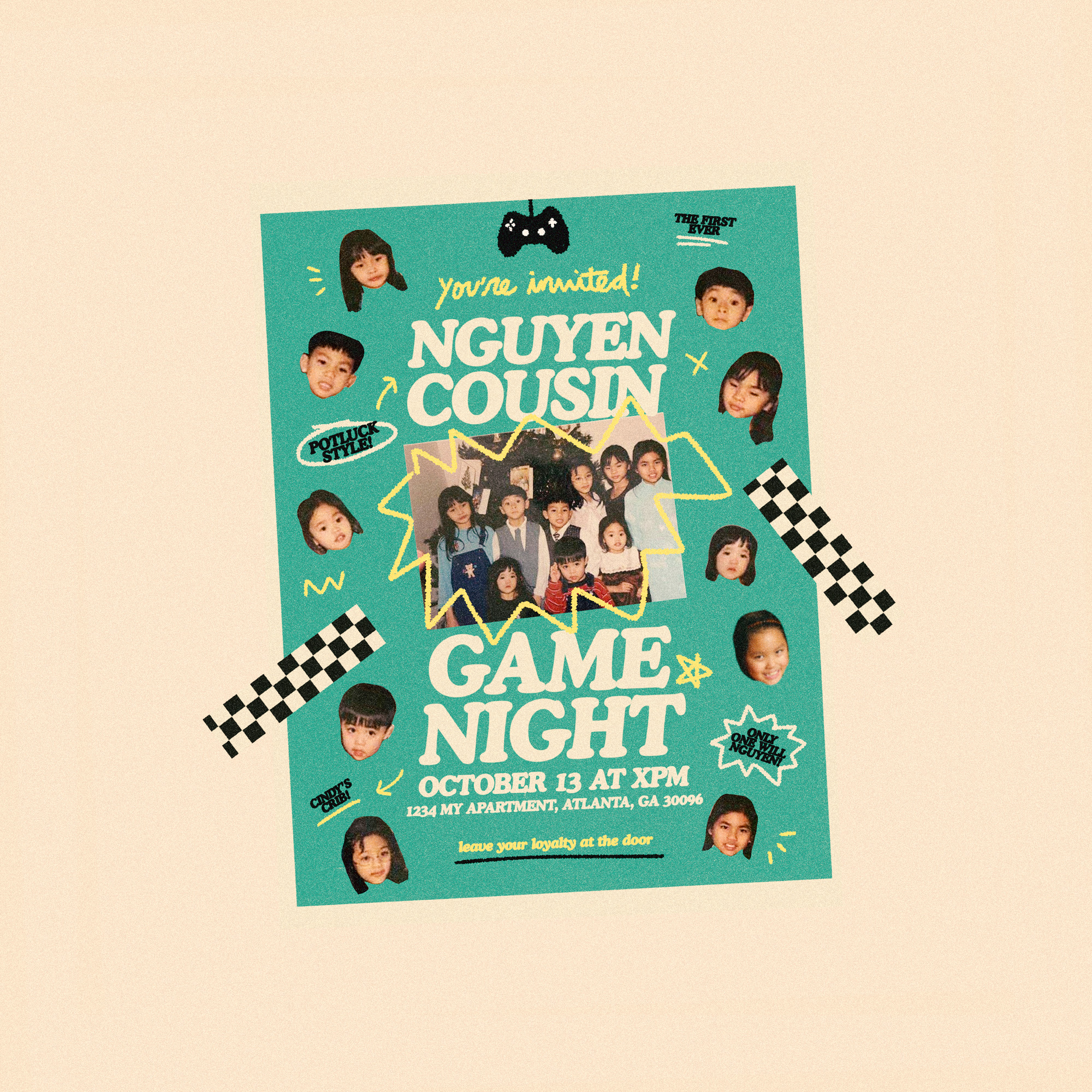 i went to design school so i could make flyers for my lil soirées no other reason