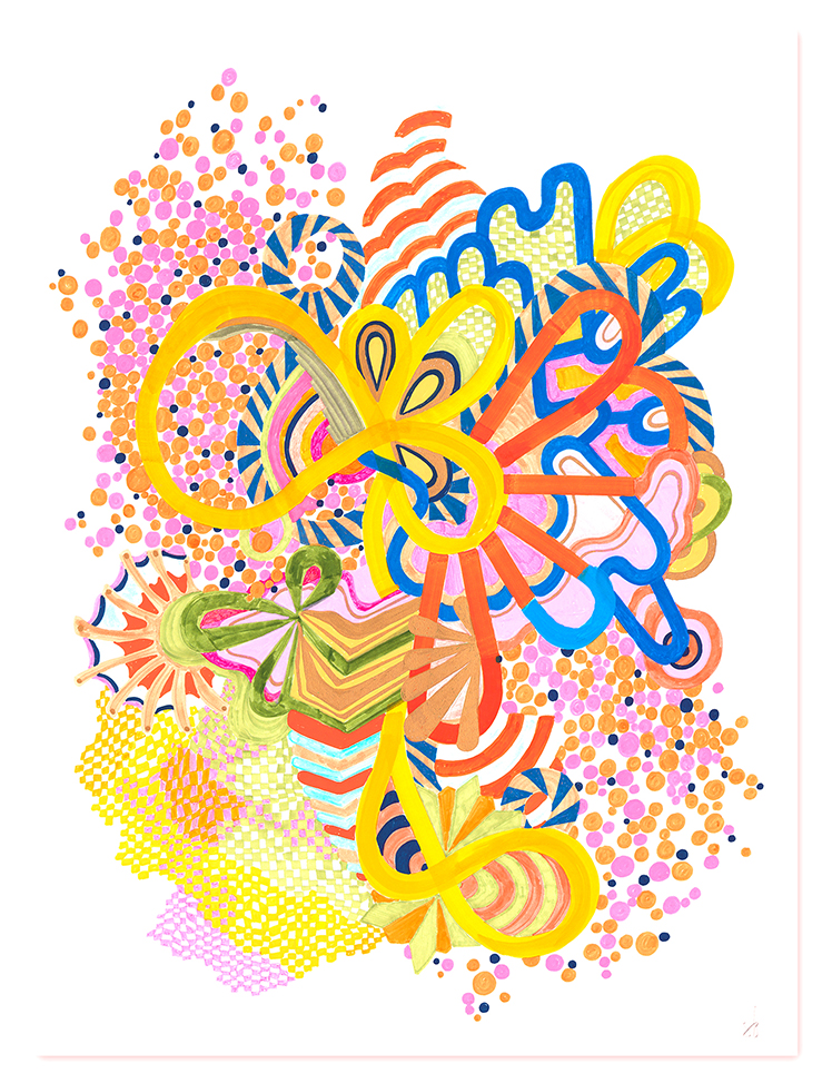  Landscapers  |  acrylic on paper  |  22.5" x 30"