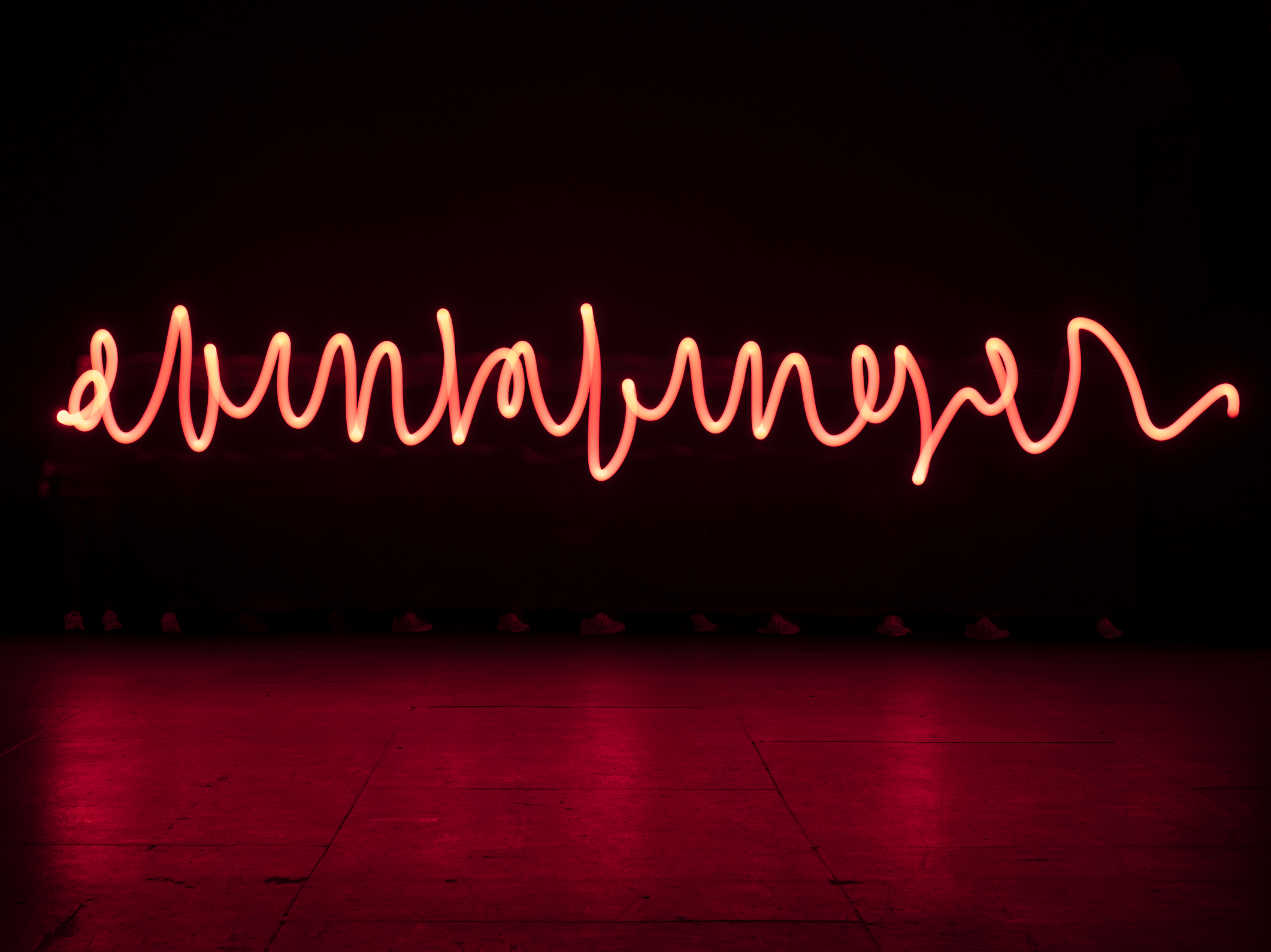 Stink Finger, 2024. Pigment print on cotton rag paper, 43 x 57 inches 