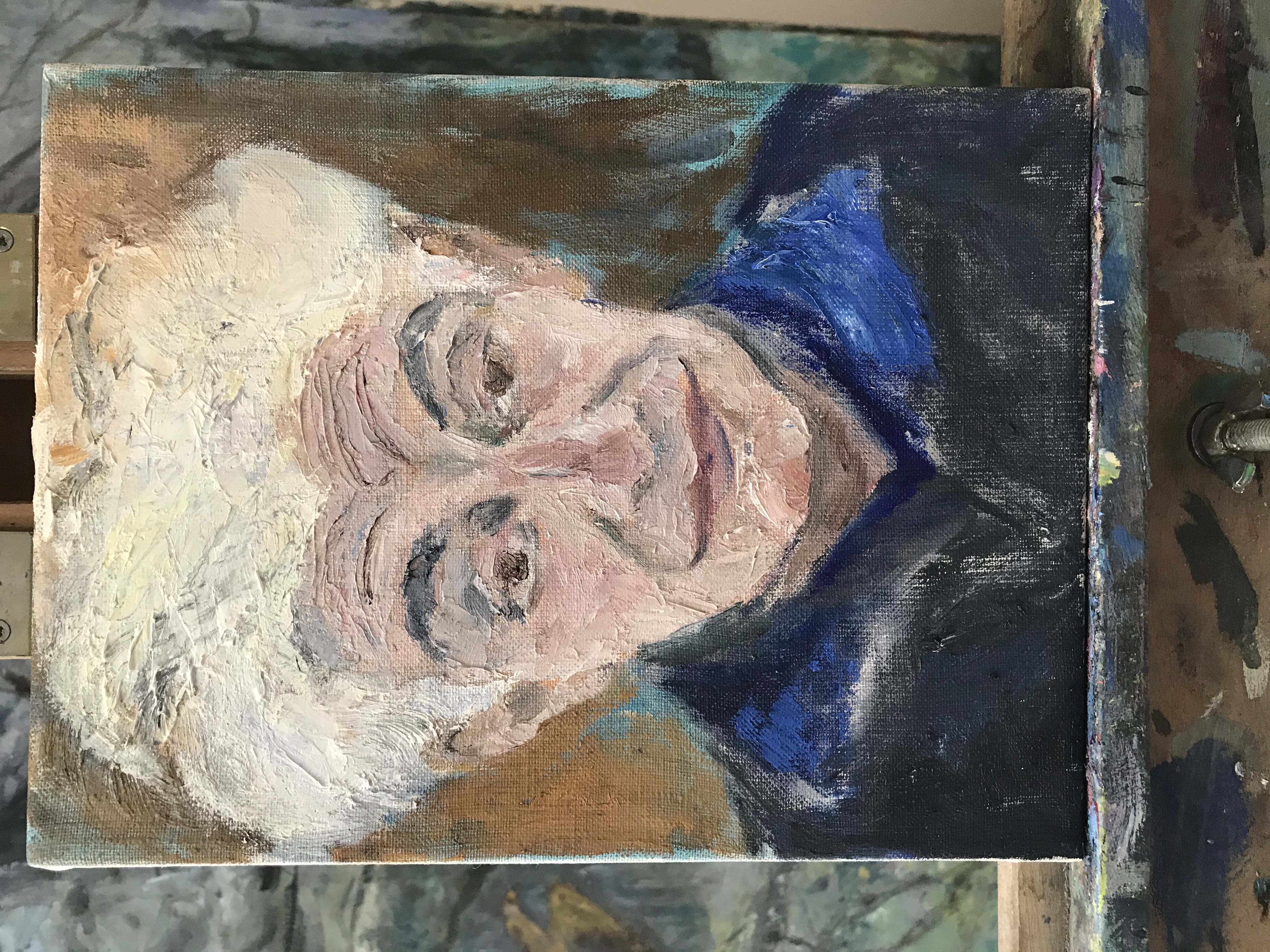 Vince Hallam, oil on canvas, 30 x 22 cm