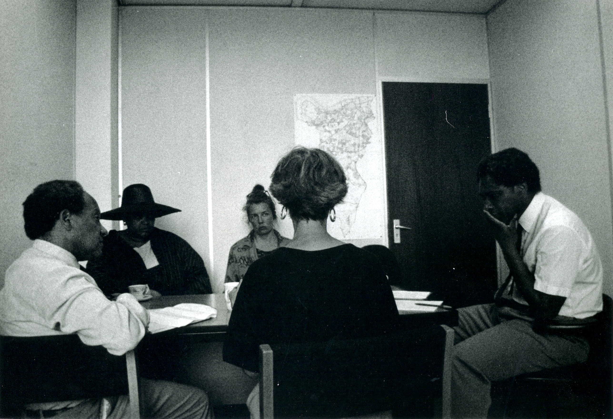 SERP meeting between Artists, Teachers and the Principal, c1990.