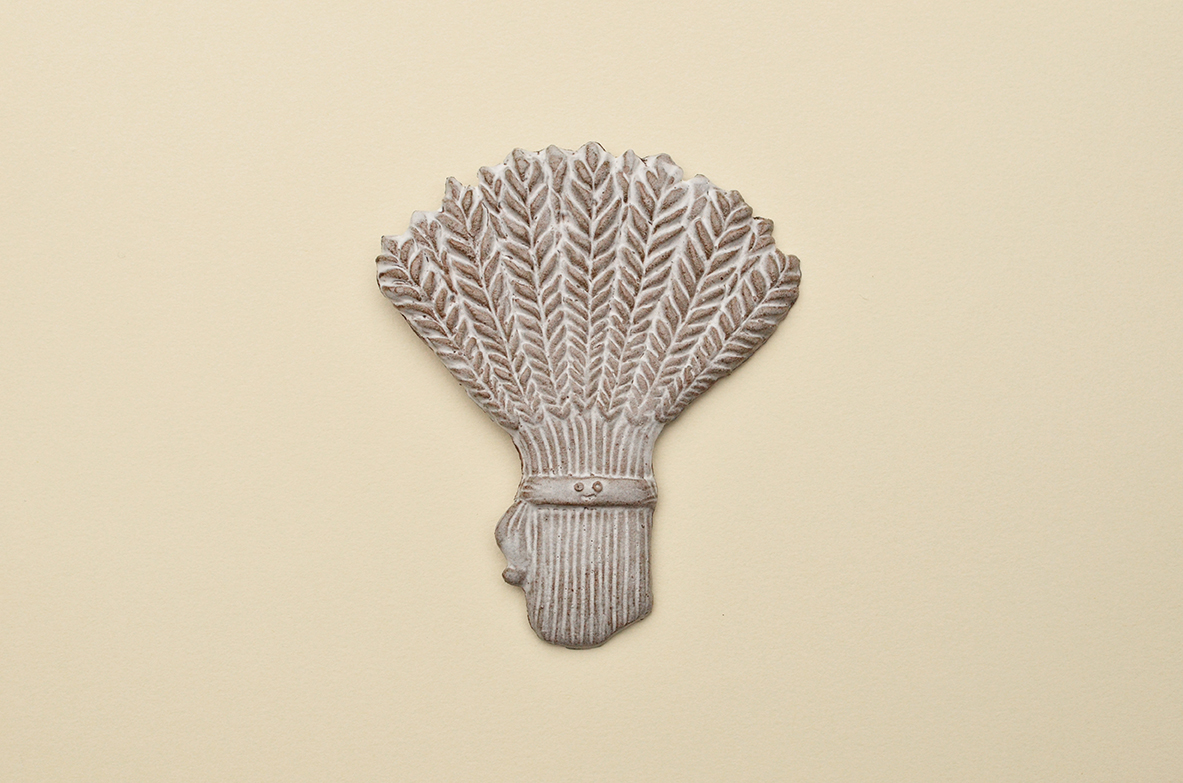 WHEAT BOUQUET. Stoneware