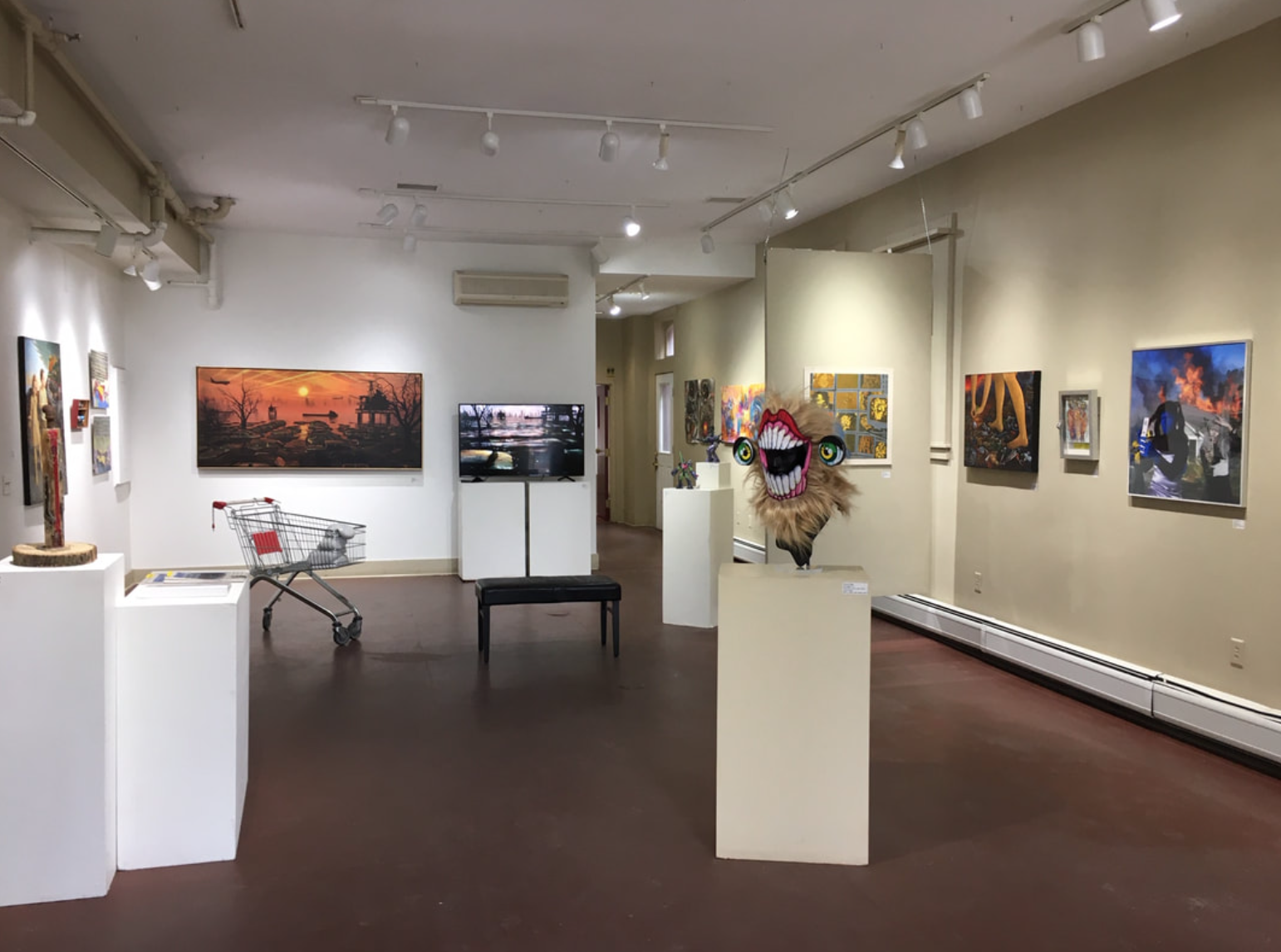 Installation view of "FUTURES," Studio Place Arts, Barre, VT, March 17 - August 15, 2020.  