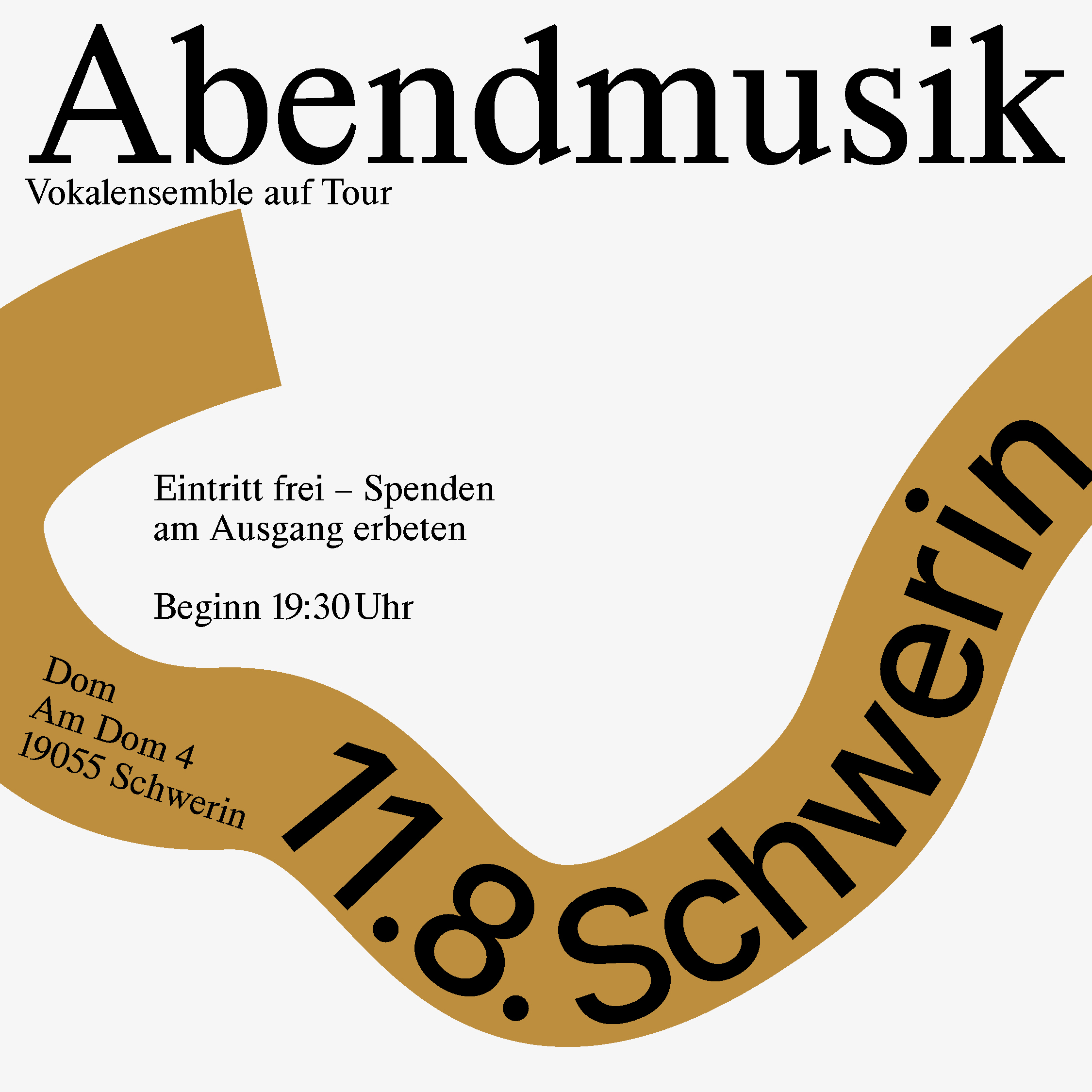 Poster and Social Media Assets for Vocal Ensemble