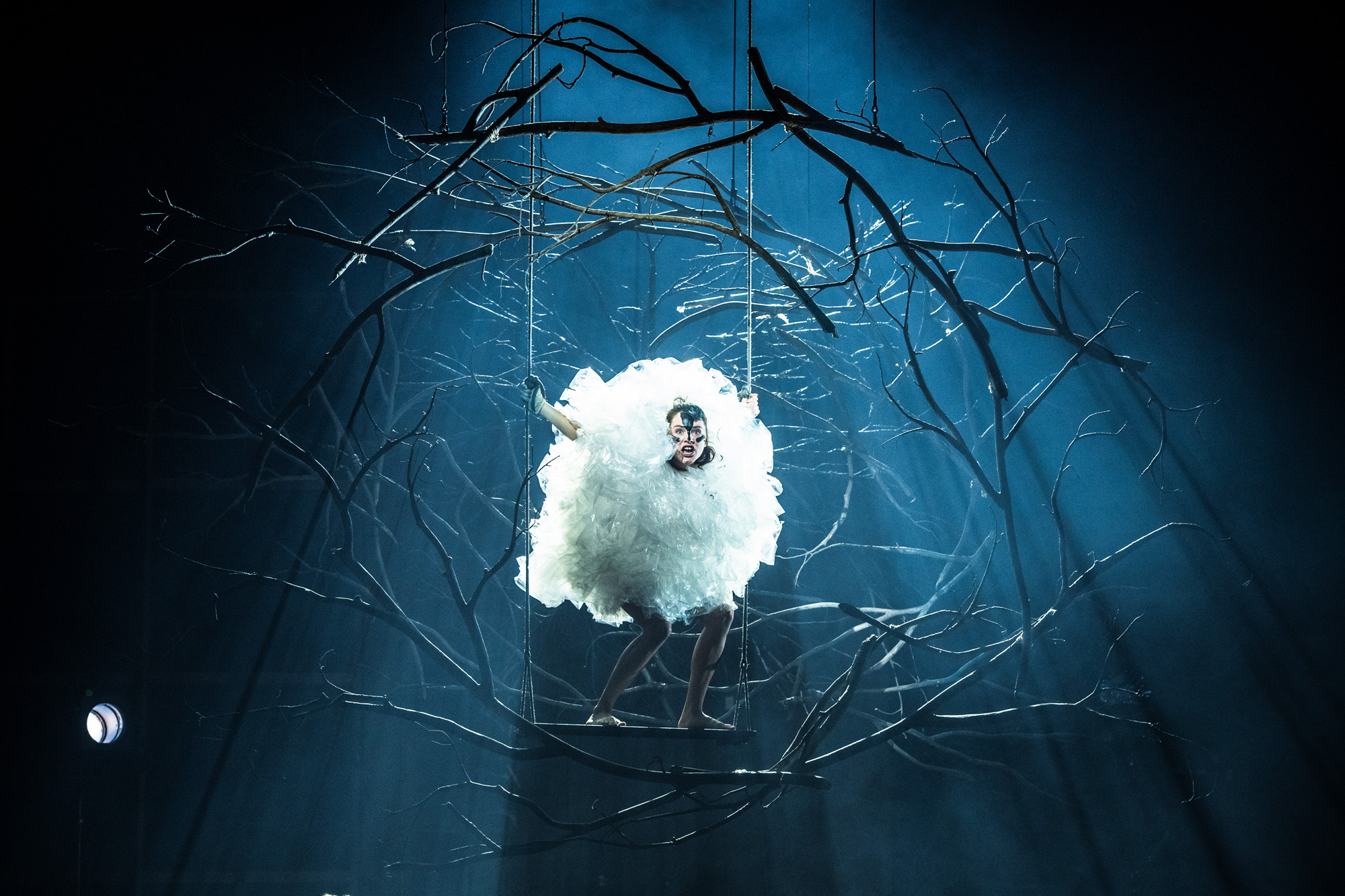 Måsen, Agnes Westerlund Rase, The Seagull, Kungliga Dramatiska Teatern, Dramaten Stockholm, Photograph by Sören Vilks