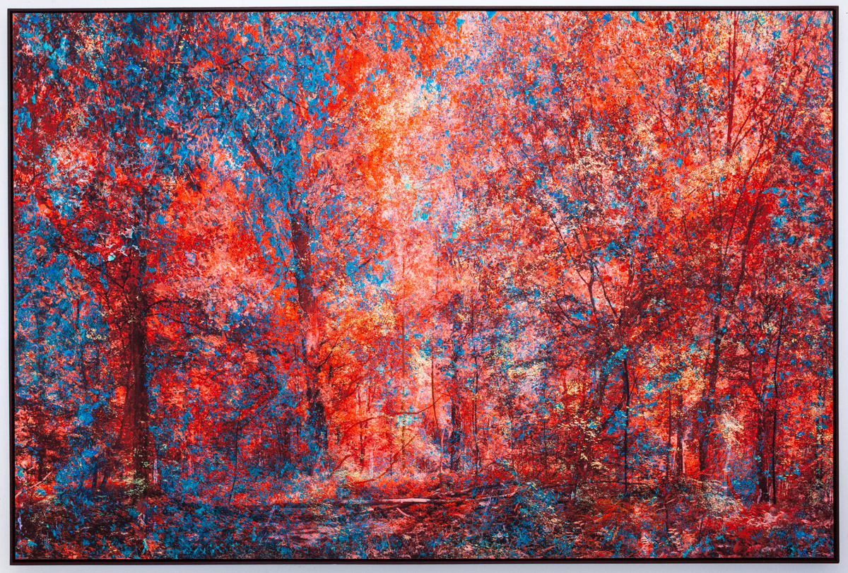 "Les Paradis", rouge - 150x100cm - 2022