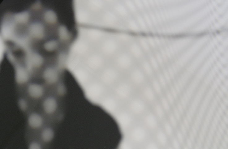 belichtete fotografie auf filmfolie auf spiegel, 31 x 42 cm
