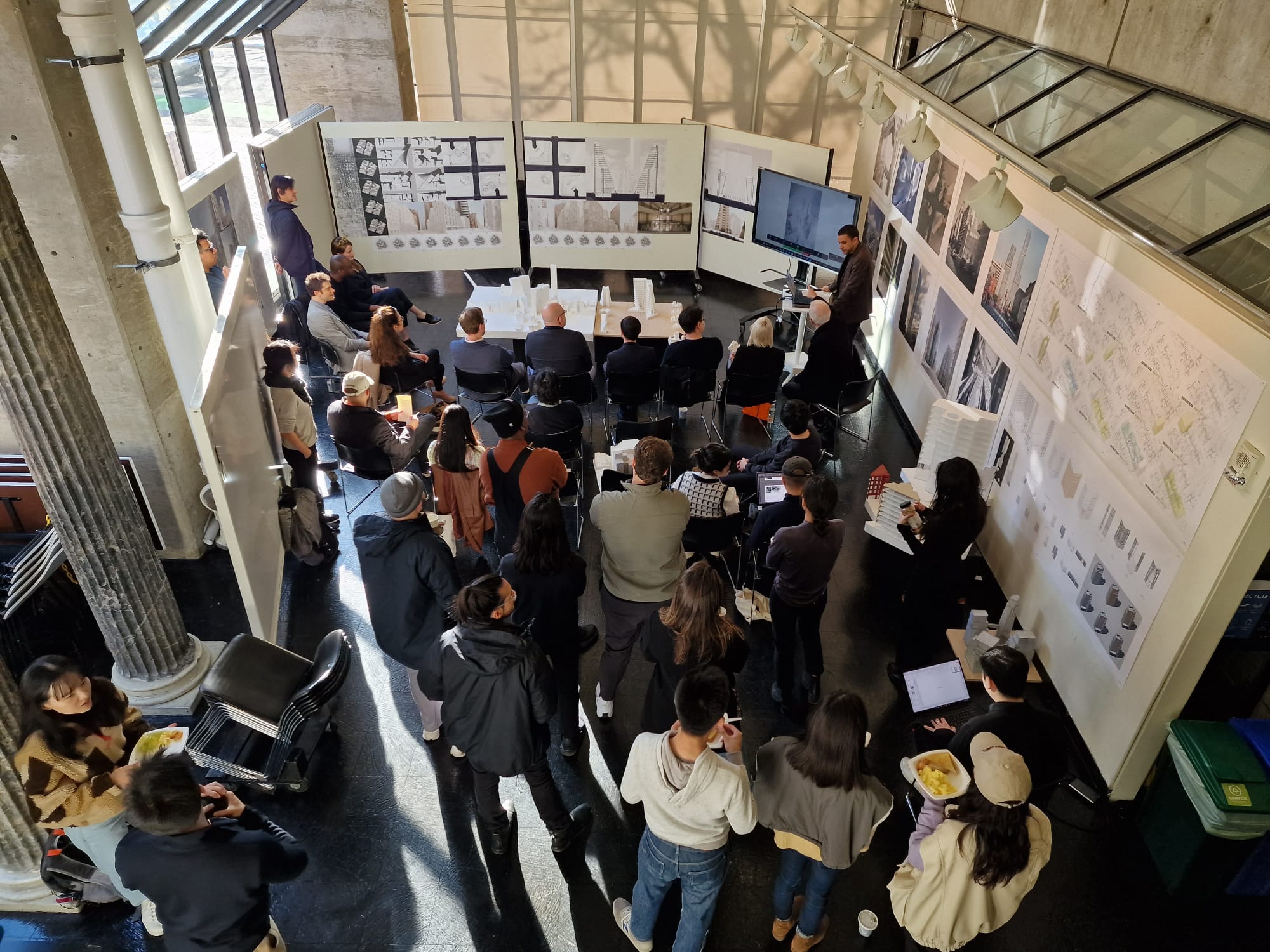 Final Review at Harvard GSD. Critics: Preston Scott Cohen, Eric Howeler, Sean Canty, Jenny French, Cameron Wu, Daniel Sherer, Andrew Heid, Ingeborg Monika Rocker, Jeffrey Burchard, Carl Dworkin, Emanuel Christ, Jennifer Bonner.&nbsp;