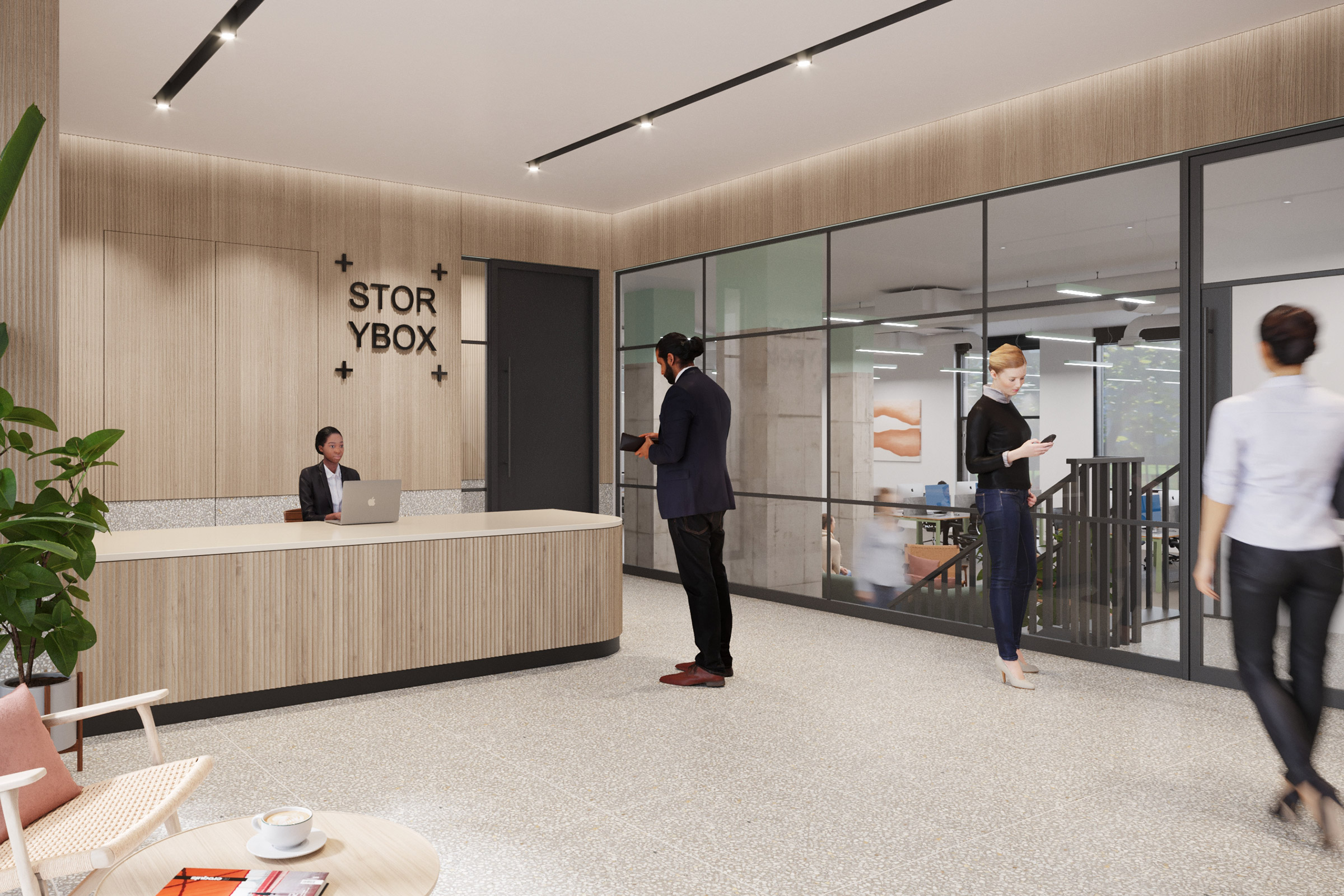 Reception area
