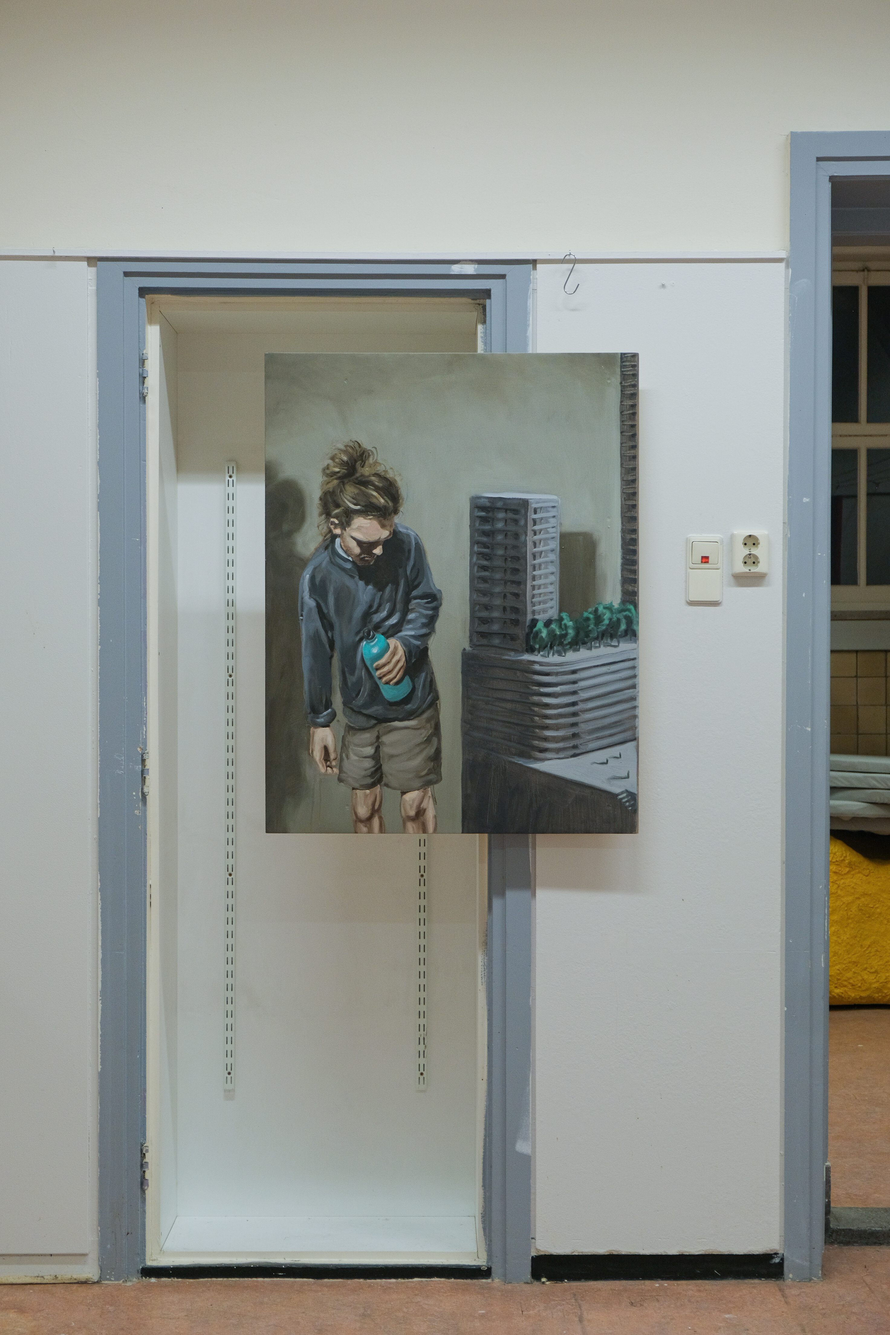 Untitled (2023) | Oil on wood, 90 x 70 cm