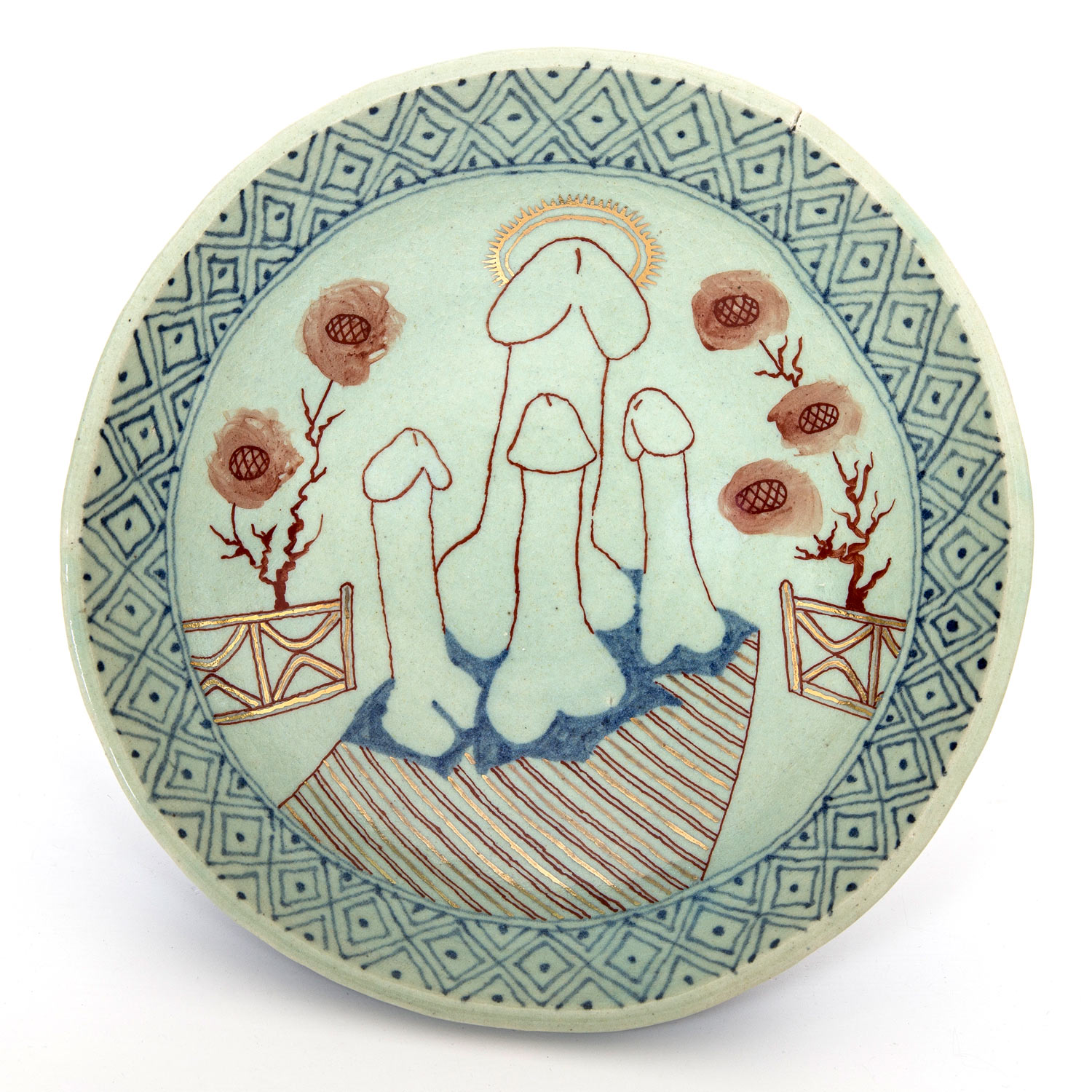 HN1126 Thy Divine Joy bowl 6, 24.08.15Glazed ceramic stoneware9.5 x 23.5cm