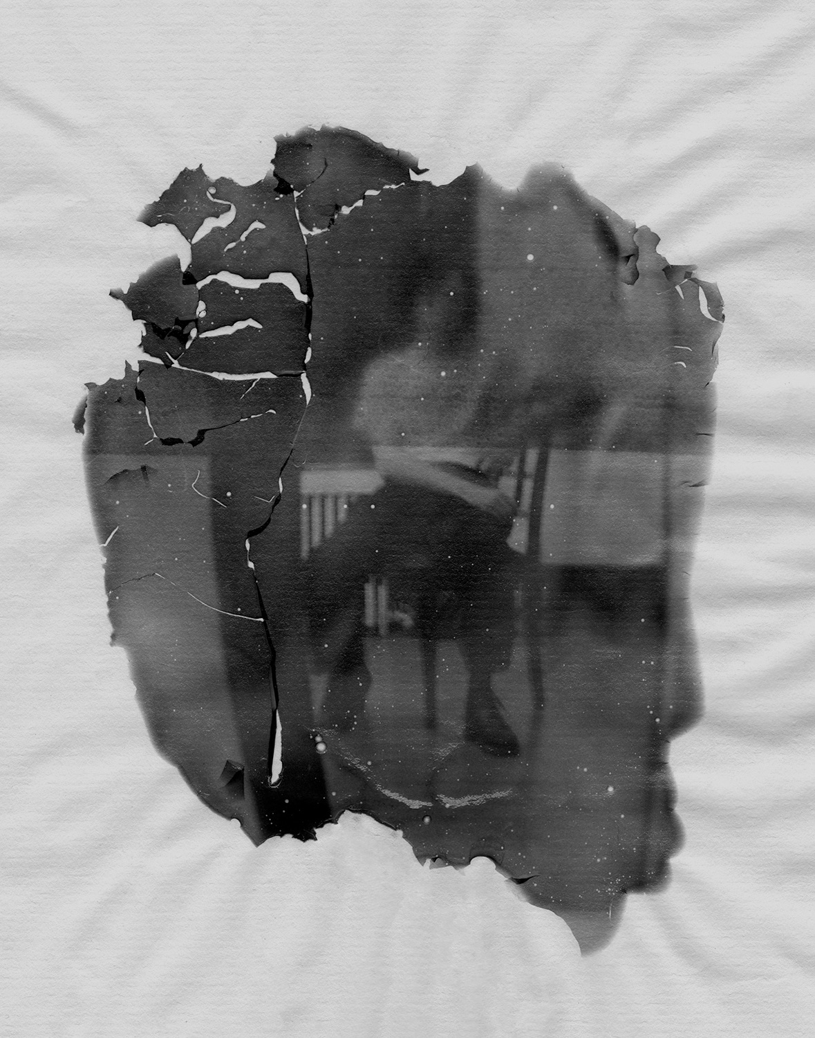 Chair, 8x10" silver nitrate emulsion on paper