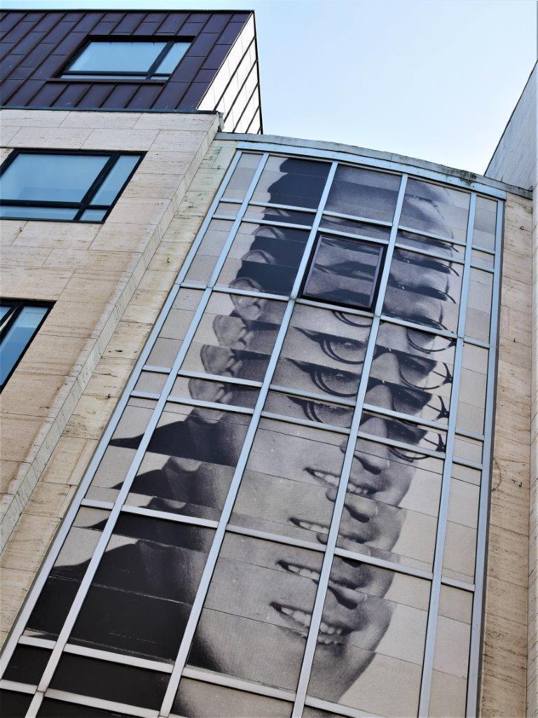 Why the Long Face?, 2020, Window Installation, 325 x 2133 cm