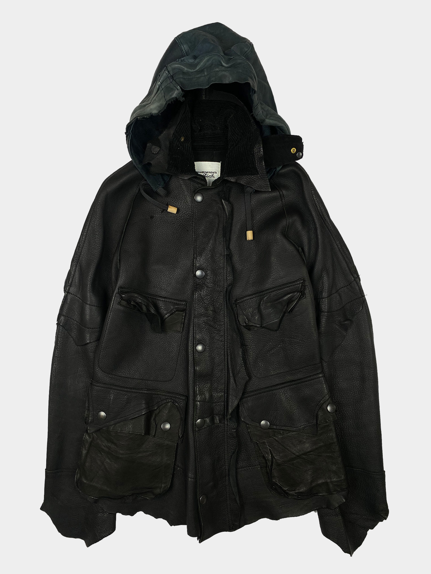 Soloist 19SS wrapped collar rain coat 48