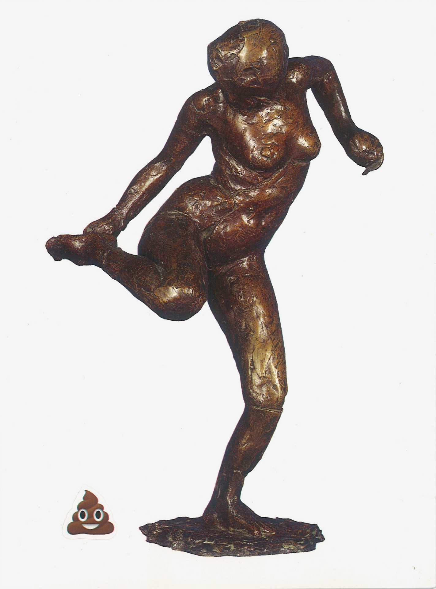 Oh Shit, 2016 collage, 14.4 x 11.8 cm