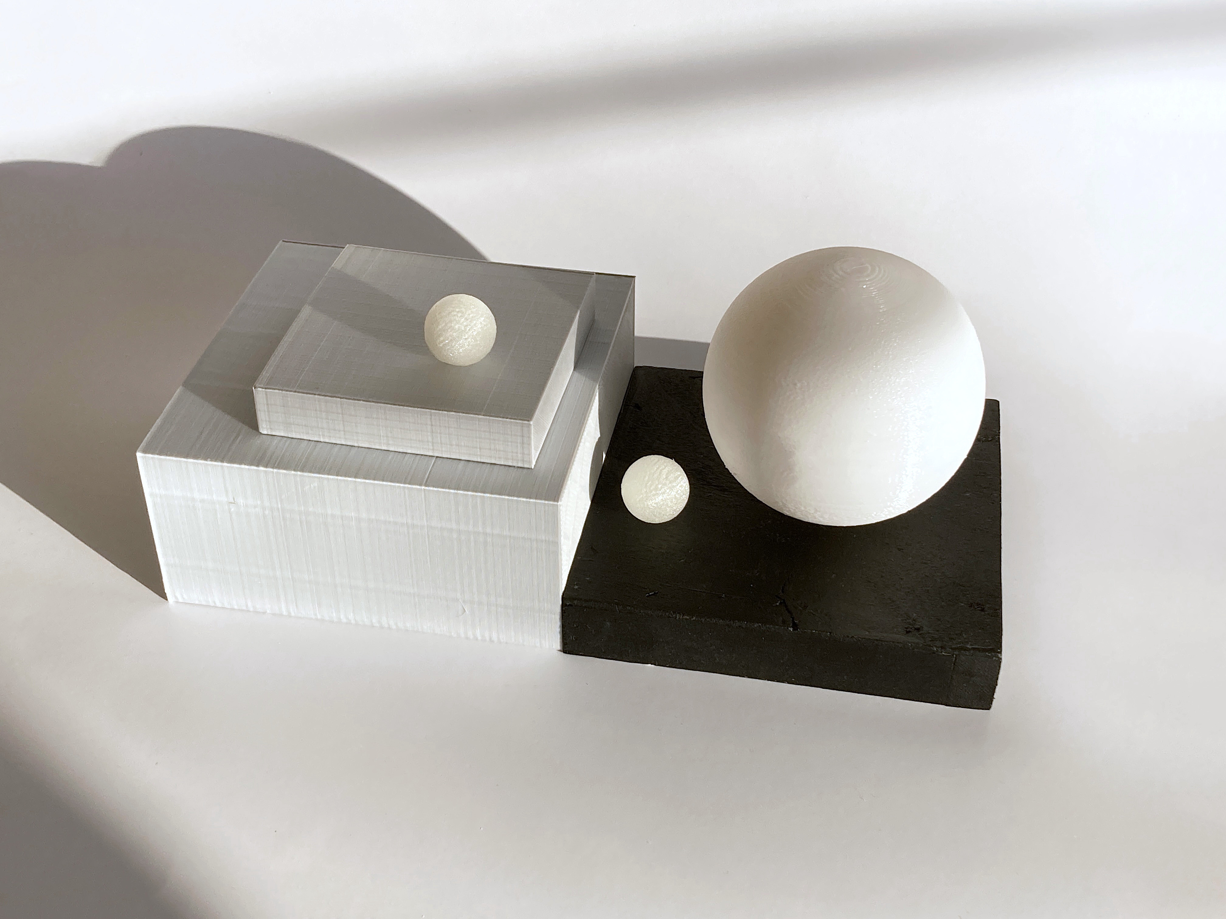 Puzzle, 2020, 3D 프린팅 박스, 공, 가변설치 