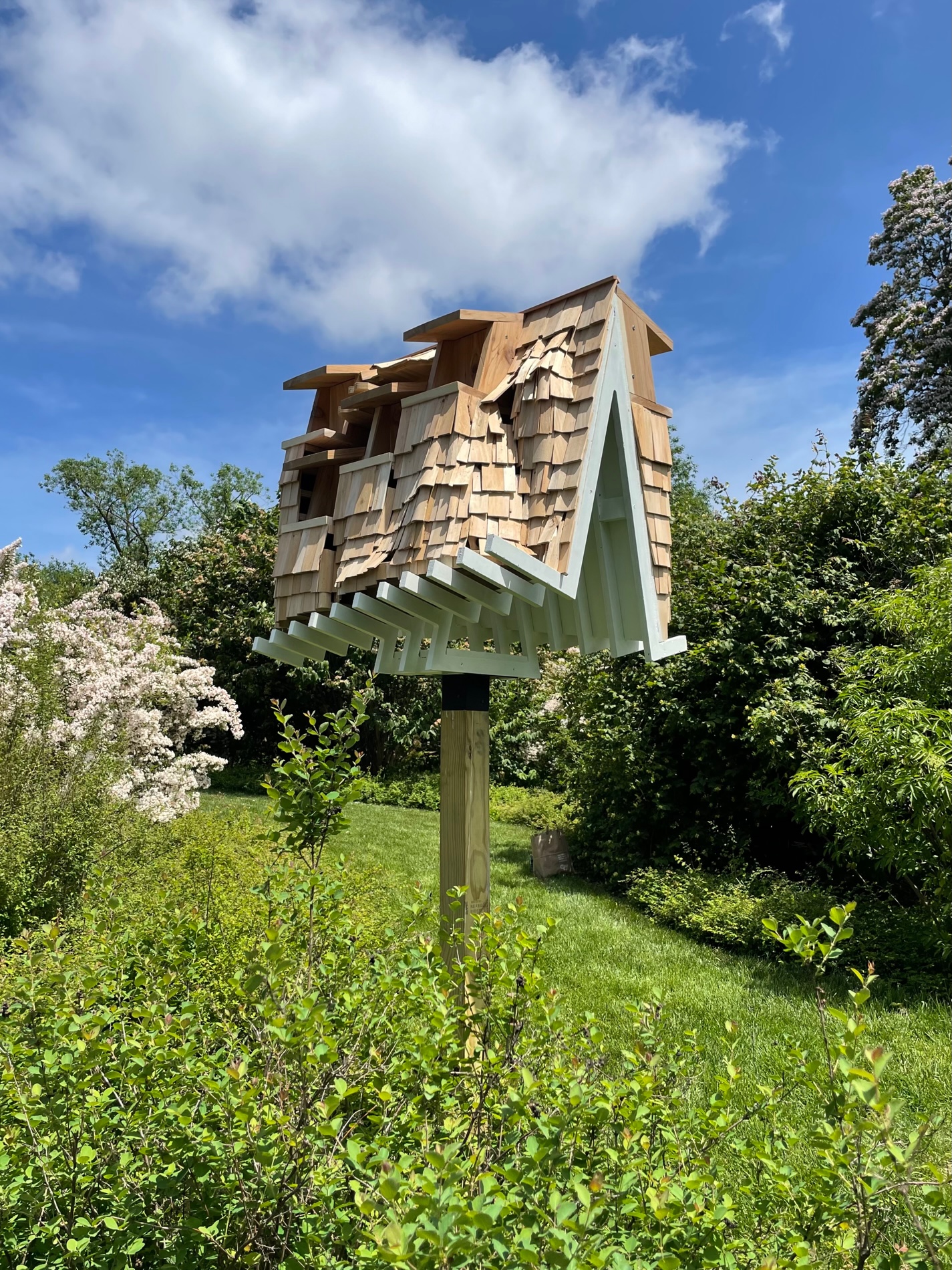 For Our Neighbors by Ants of the Prairie/Joyce Hwang, 2022, at Brooklyn Botanic Garden