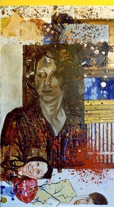 Full Moon, 2nd state 1987-90oil/canvas 36x72”