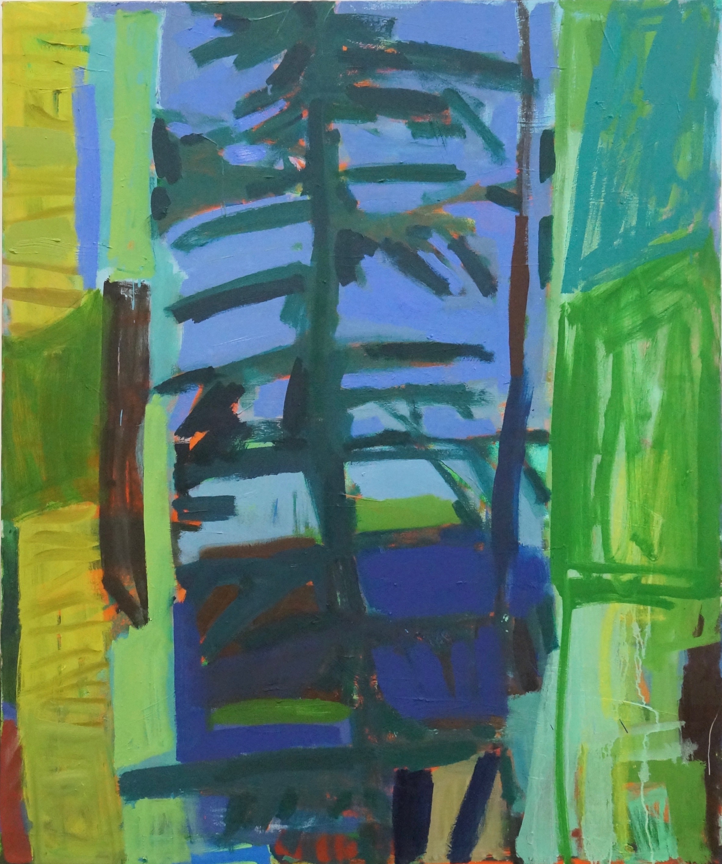  Between aspens  oil on canvas. 48 x 40in. 2024