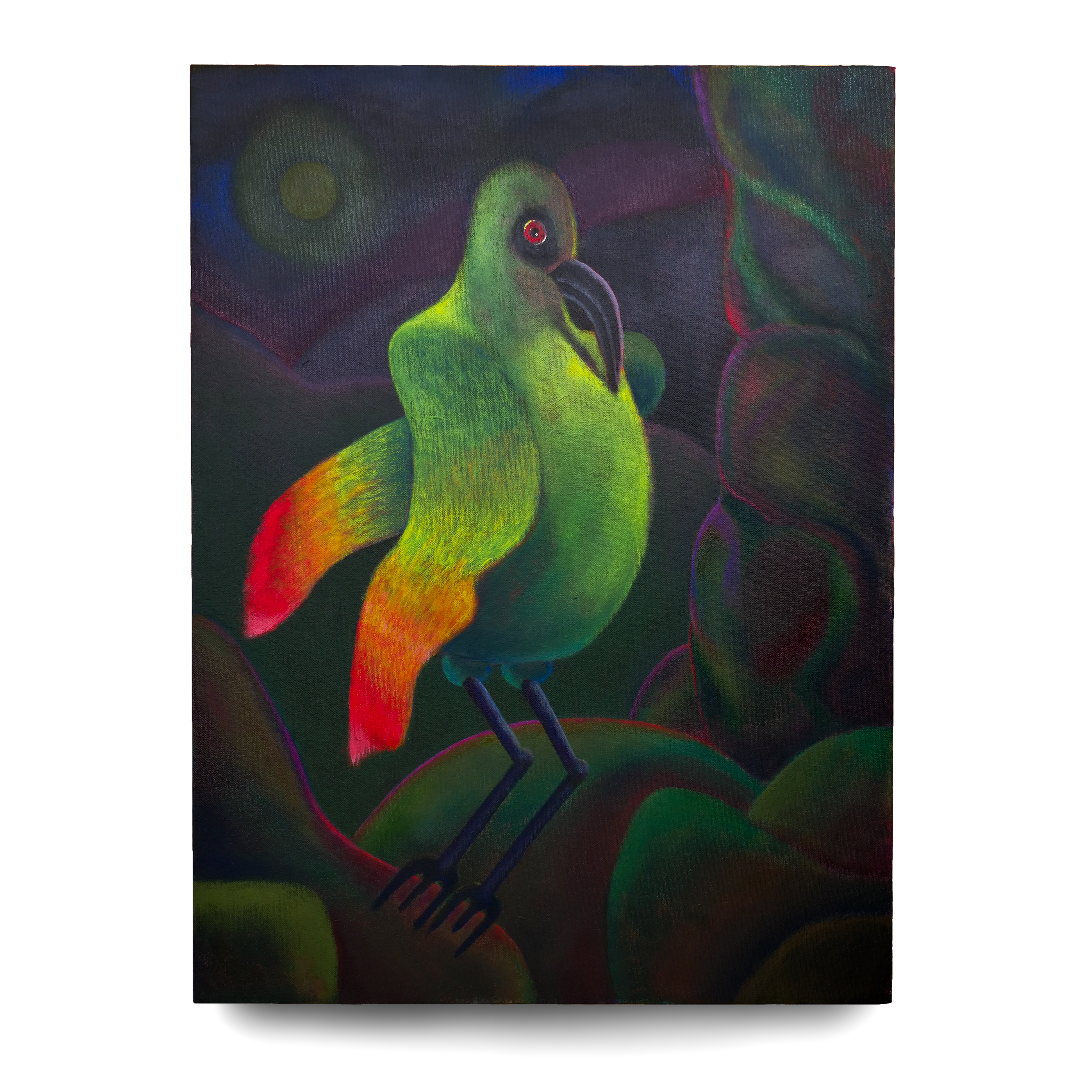 The Bird Birds Dream About, 2021, acrylic on canvas 24 x 18 inches