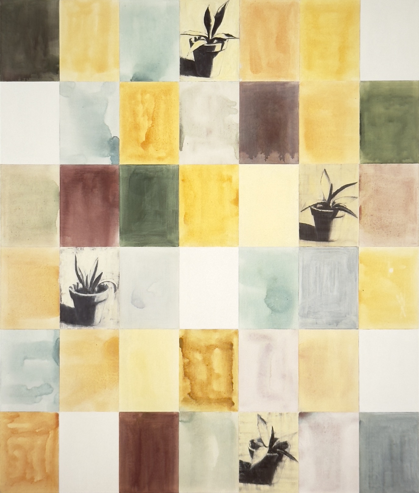 Untitled 1997, acrylic and oil on canvas, 230 x 195 cm