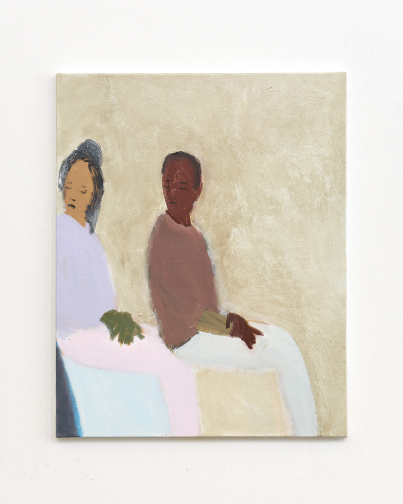 Gregory Olympio, La retour (2022) | Acrylic on canvas, 100 x 81cm