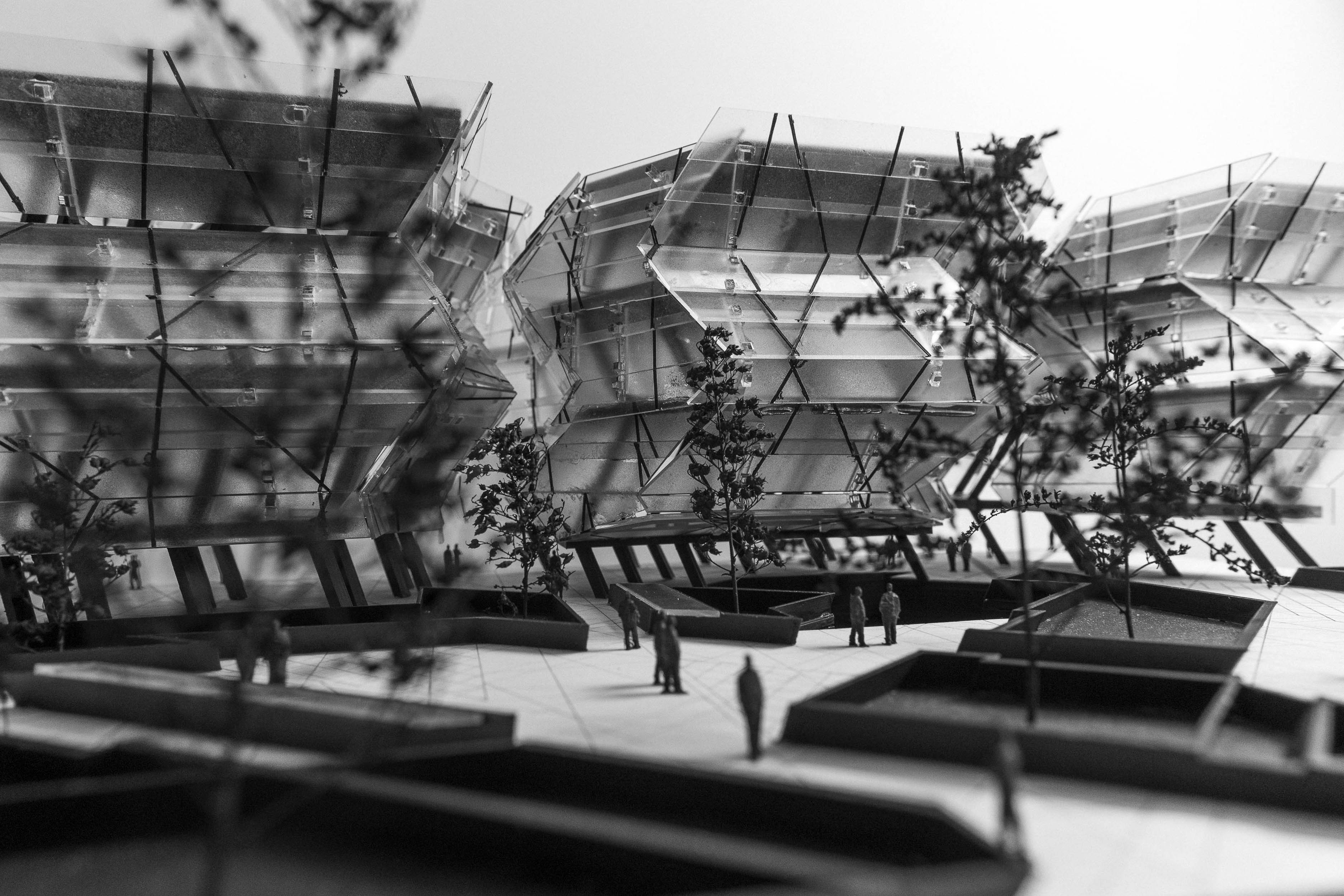 Model - Rear Courtyard