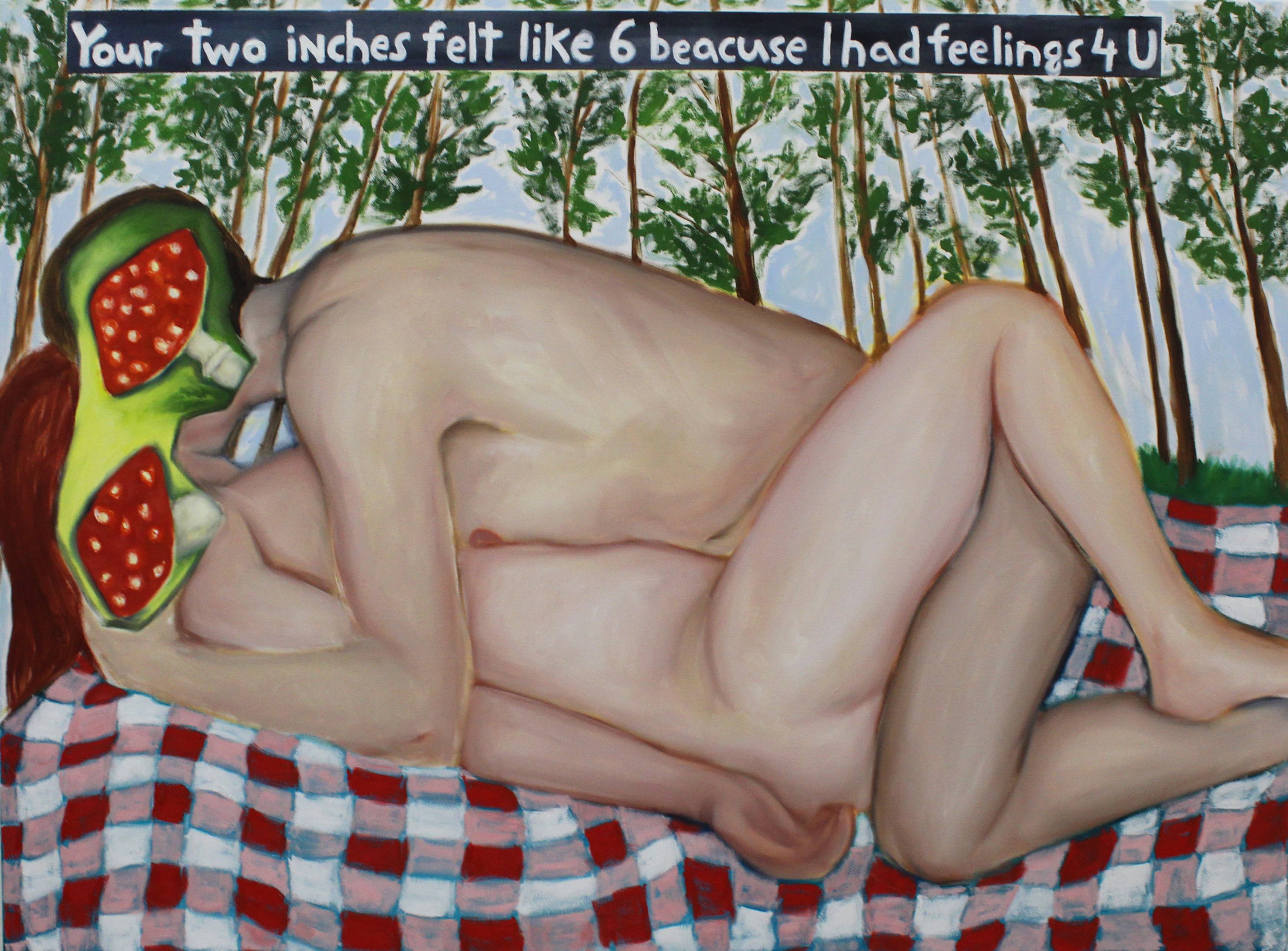 I had feelings for you, Oil on canvas, 90x120 cm, 2022