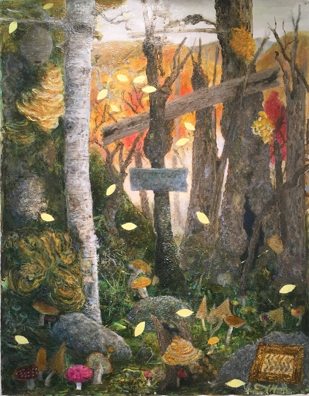 A Natural History, Acrylic on Arches, 67 x 53 in. $8,500 (unframed)