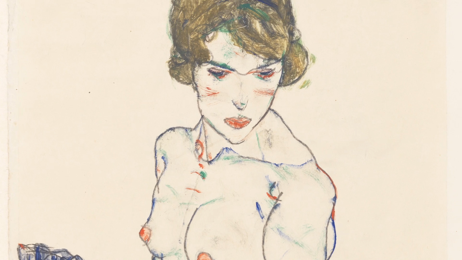 Эгон Шиле портрет жены художника