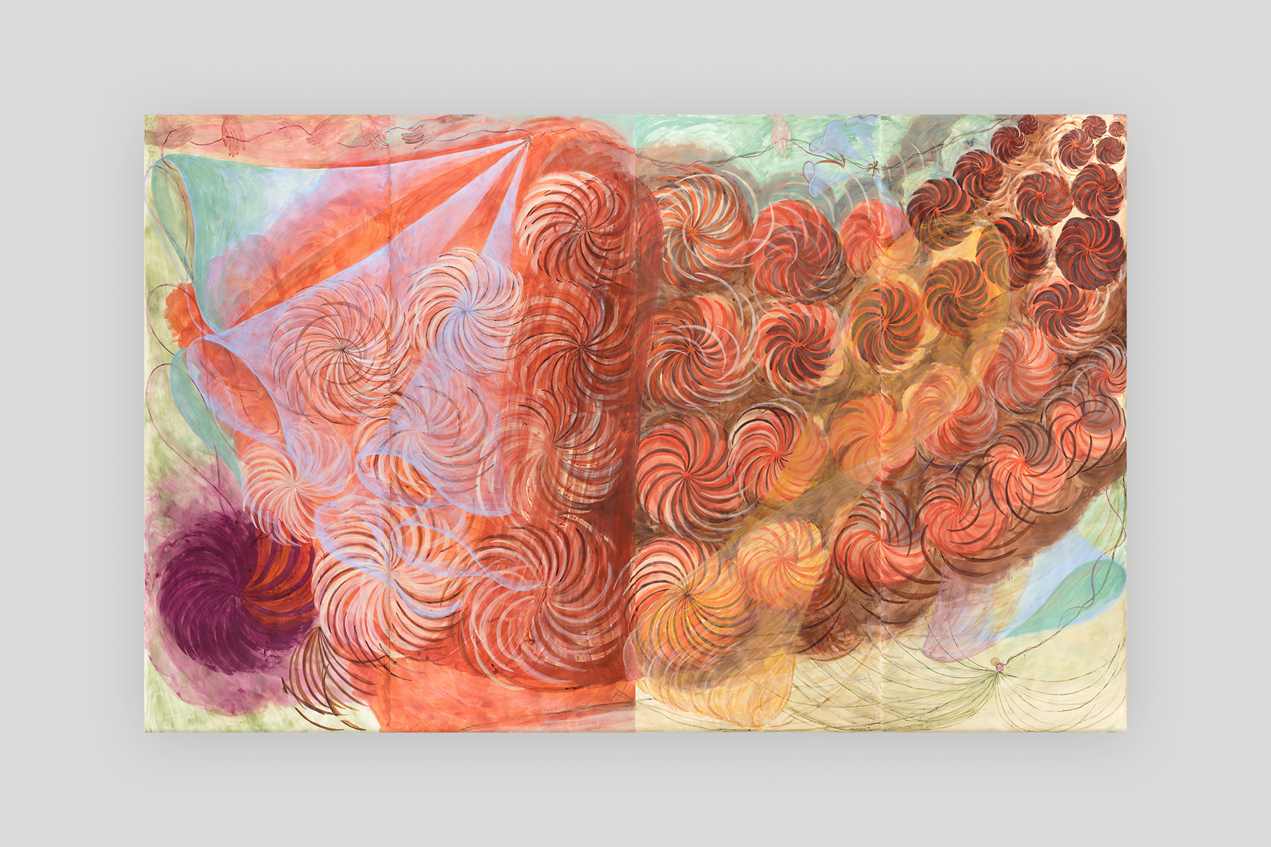 Dan ZhuTake Off and RunAcrylic on paper287 x 456 cm2022–23