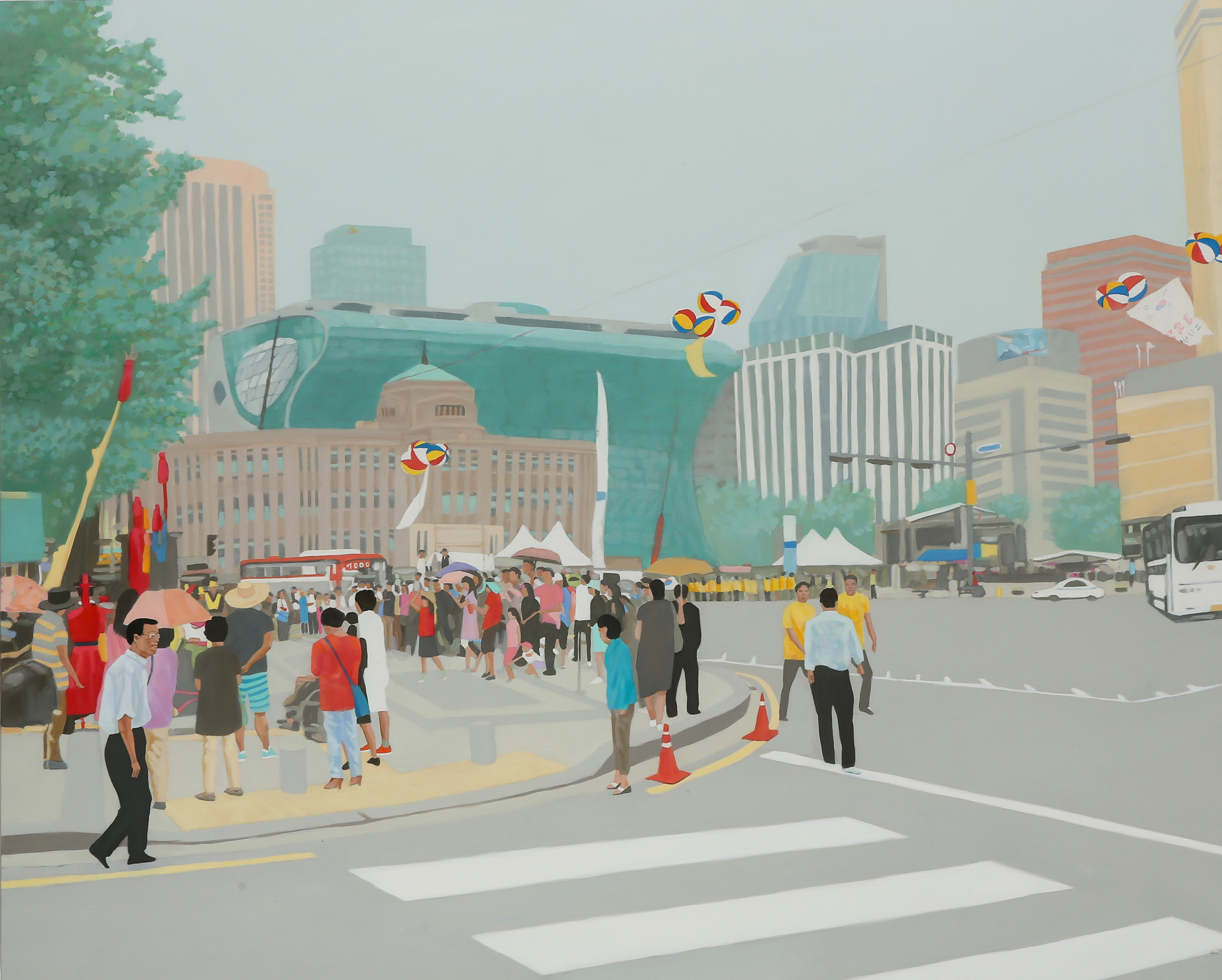 〈Land & Landscape〉, Oil on canvas, 130.3x162.2cm, 2012