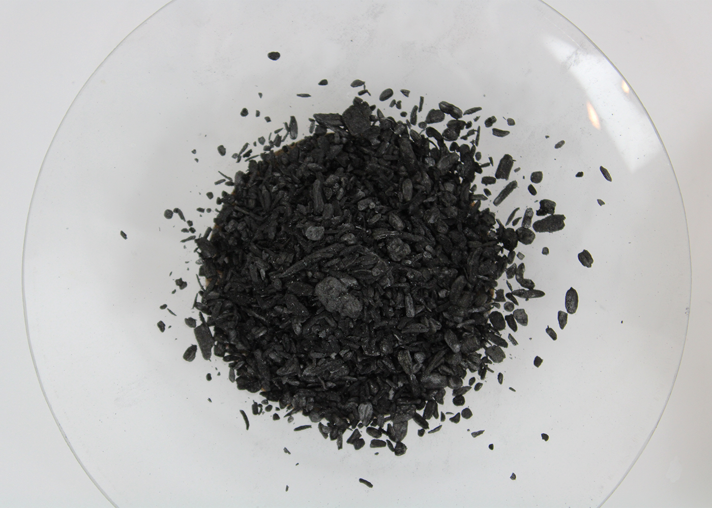 Biochar, created through a carbon negative process.