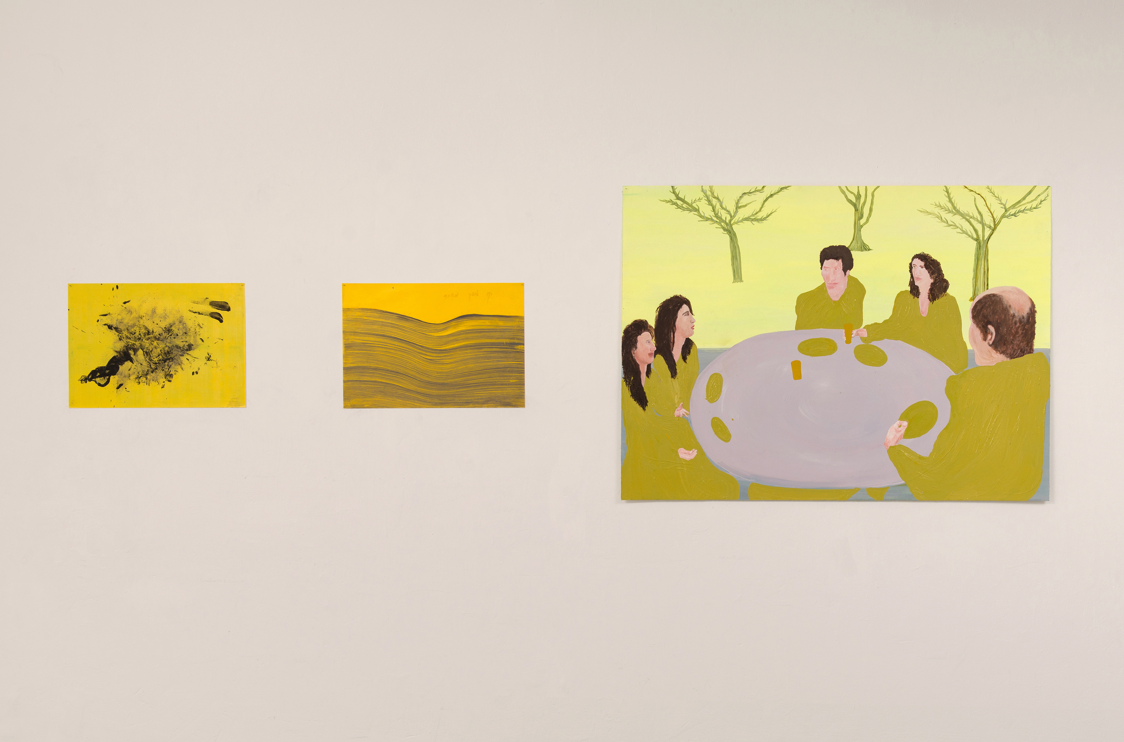 Lunch with the Twins, 2014, Installation View