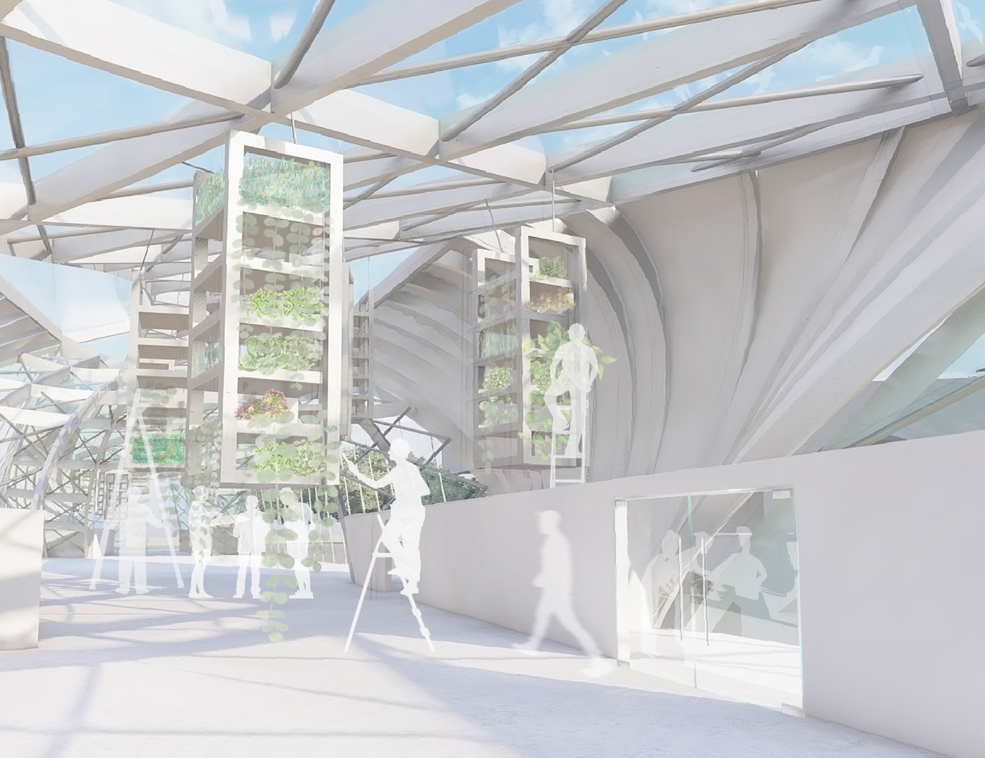 Work by B.Arch students: Elizaveta Nitenko and Kimberly Molina
