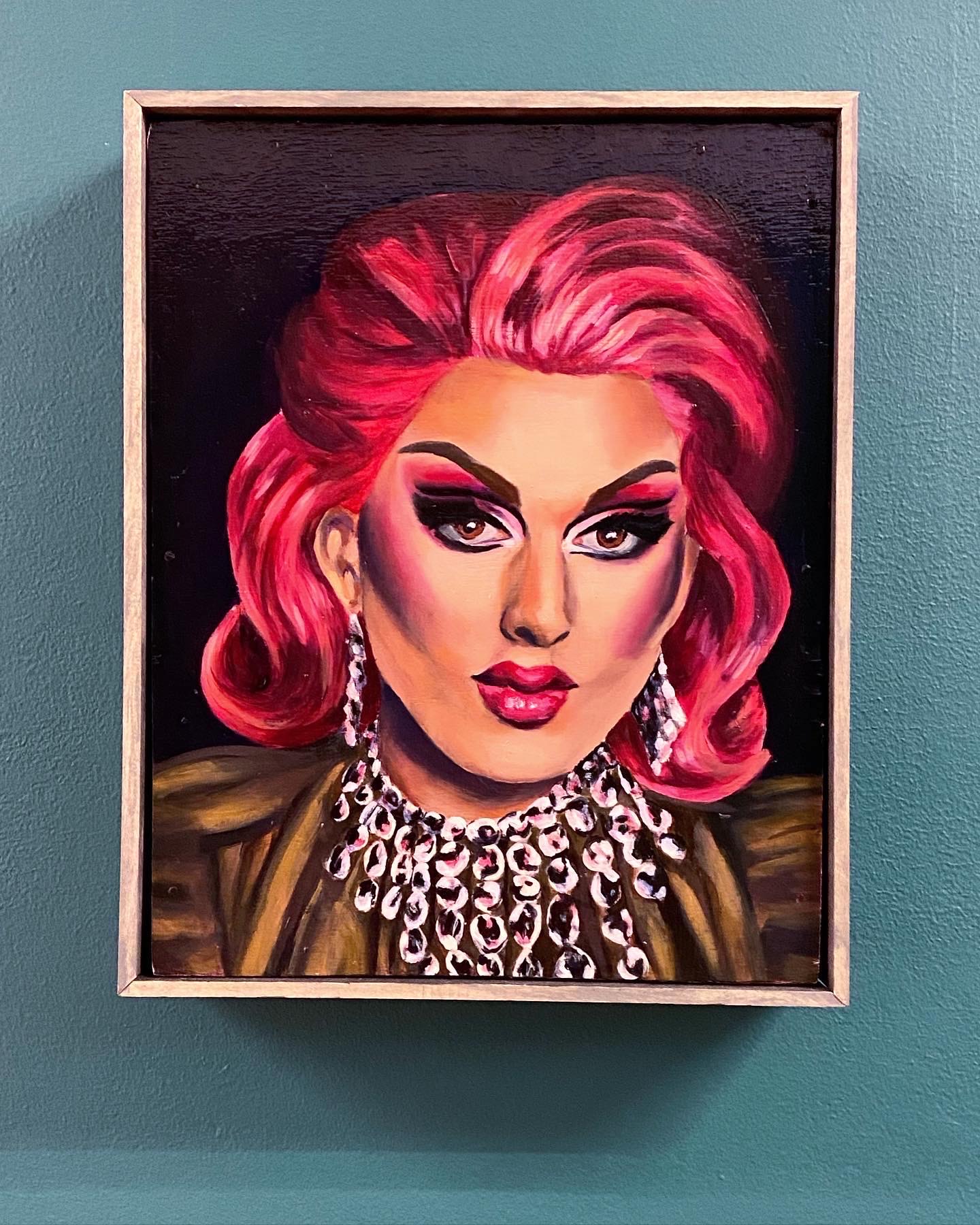 Crown Jewel, oil on panel 11&rdquo;x14&rdquo;, 2022