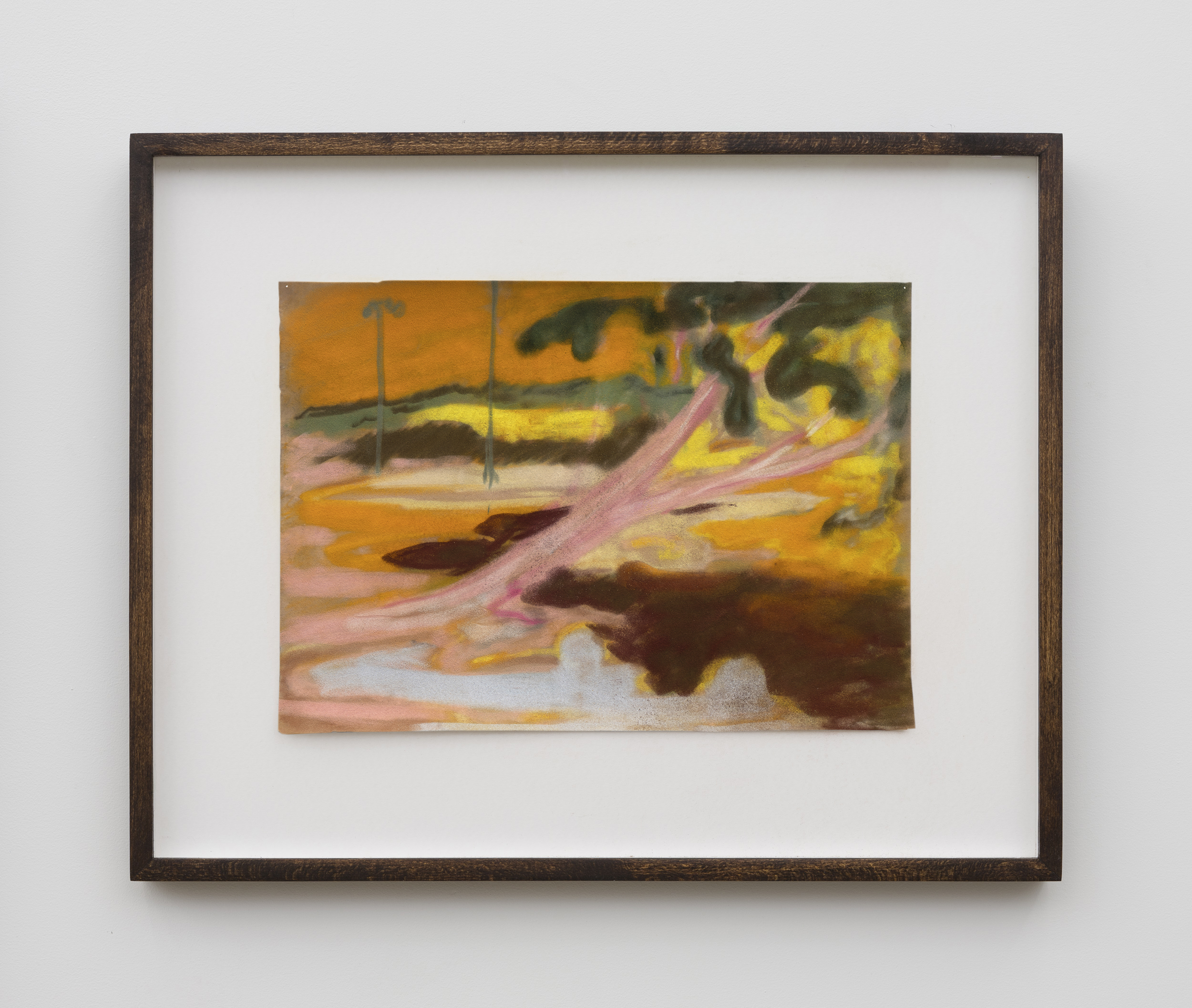 Study for ‘Procession of the Red Ants’ No.2, 2021, Pastel on Hahnemühle Velour, 9 3/4 x 13 3/4 in