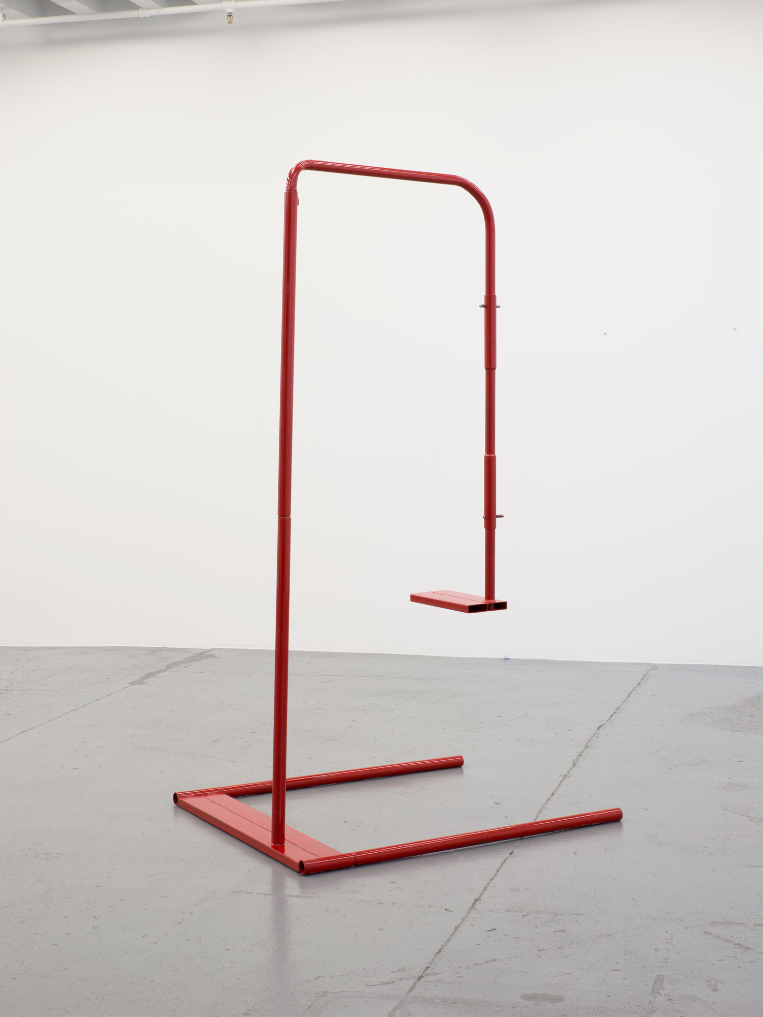 Levitation #1, 2017Steel and enamel paint190 x 90 x 90 cm.