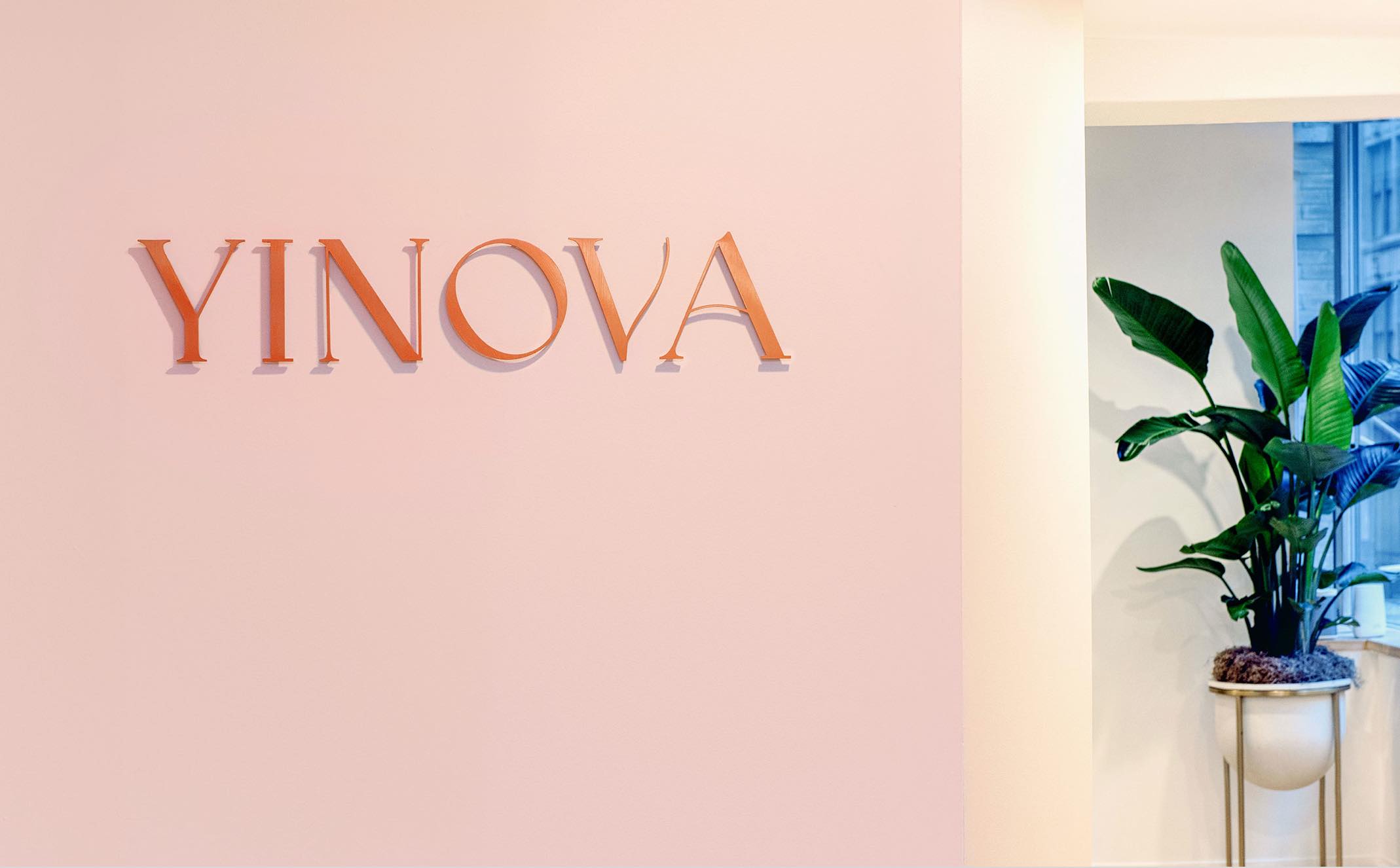 Branding and logo design for Yinova, a fertility acupuncture clinic in New York City