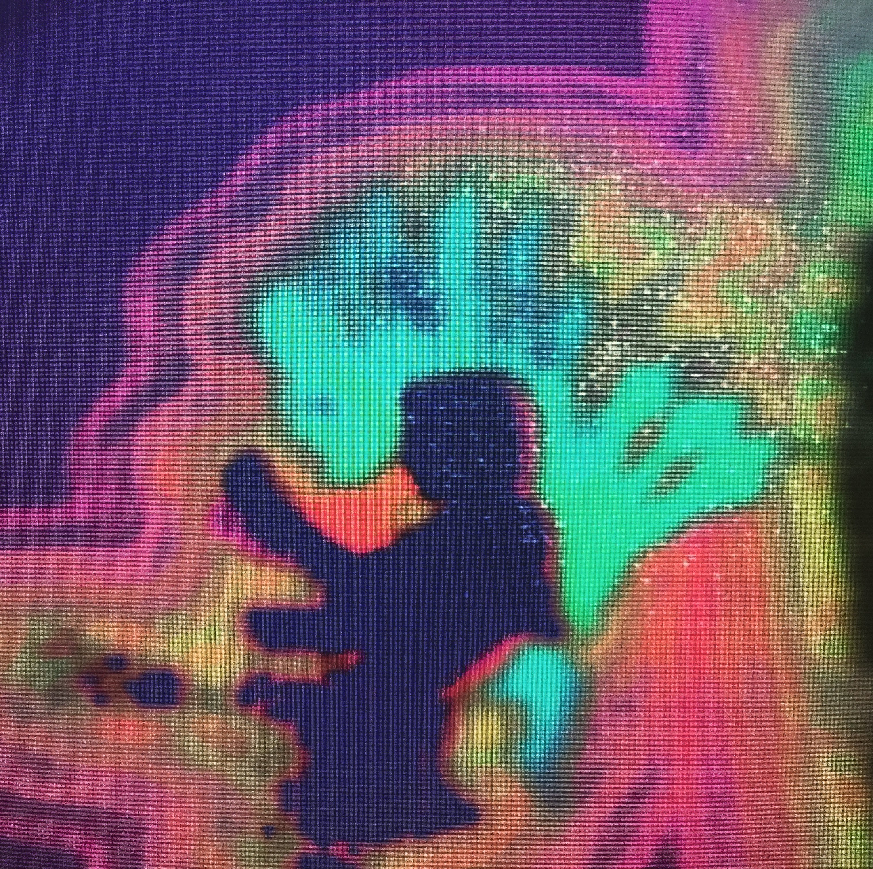 touch designer and kinect motion control experiment