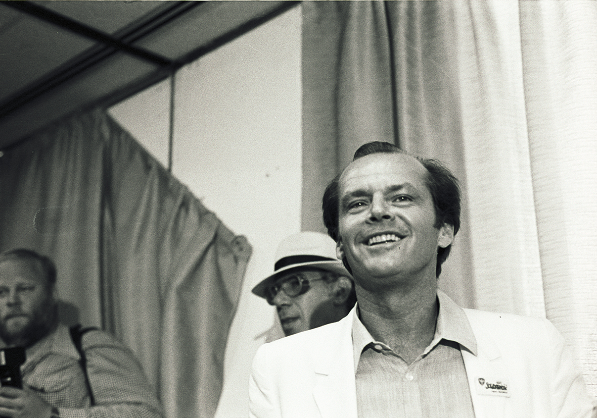  Jack Nicholson, Cannes, 1982