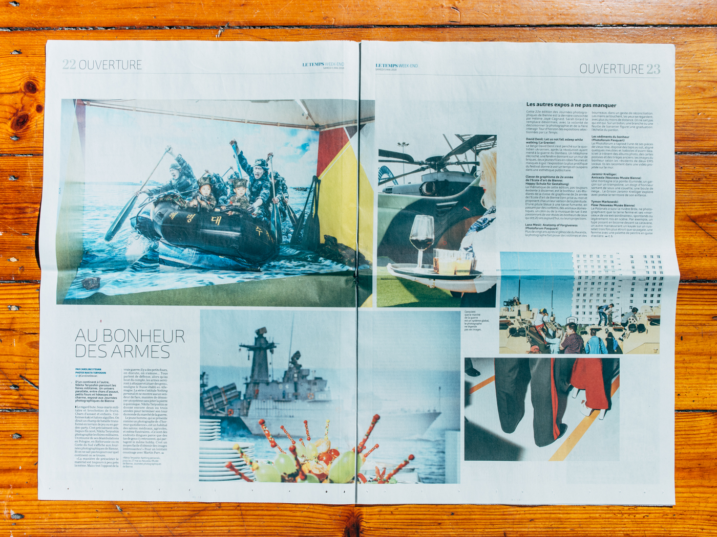 Le Temps, Schweiz / Artikel &uuml;ber die Serie "Nothing Personal" / April 2018