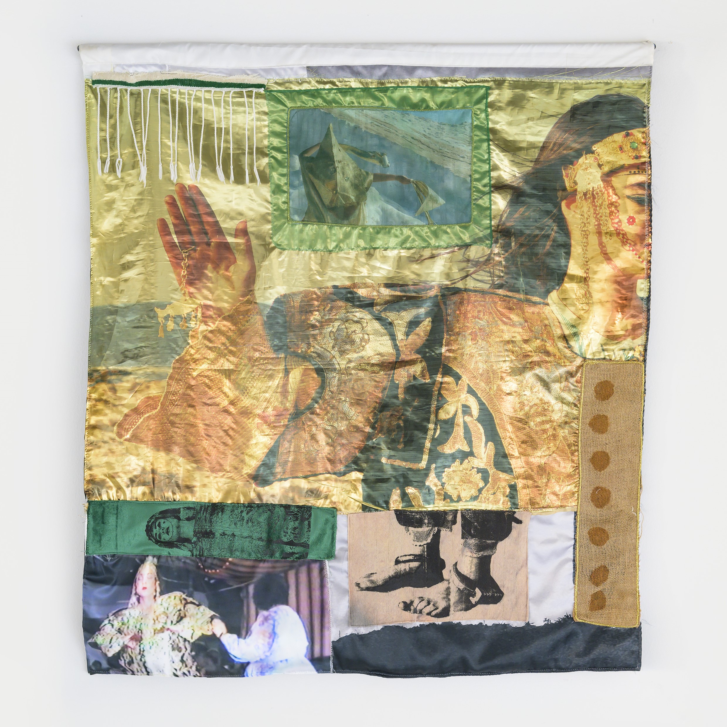 Heritage of Ancestors, Digital print and screen printing on fabric, 93x105cm, 2024