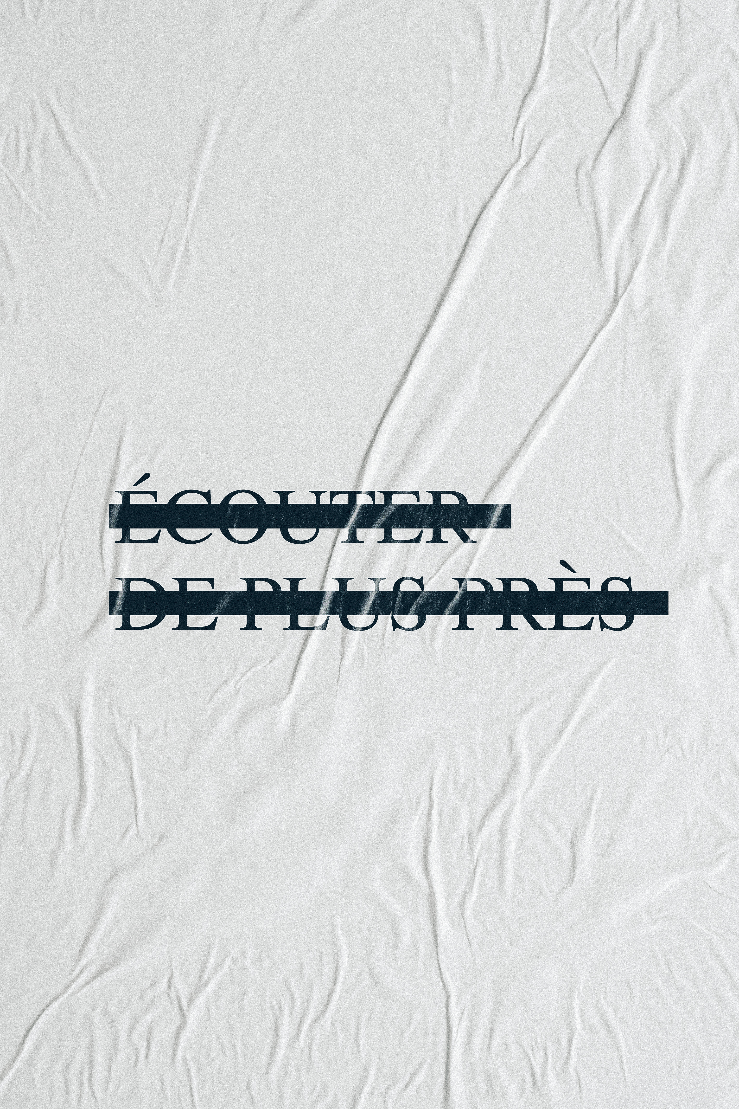 Écouter De Plus Près, Editorial, 2016