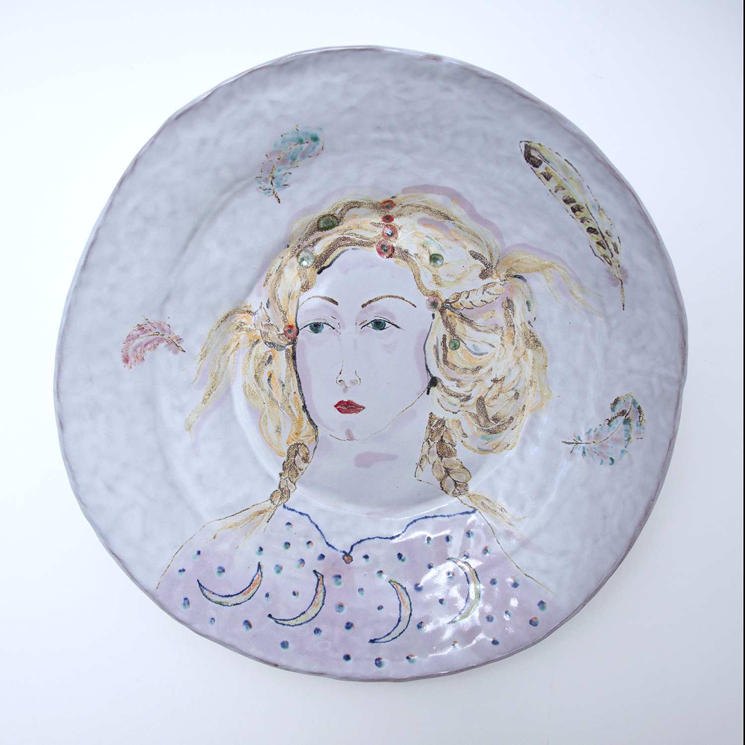 Artemis with Feathers. SOLD