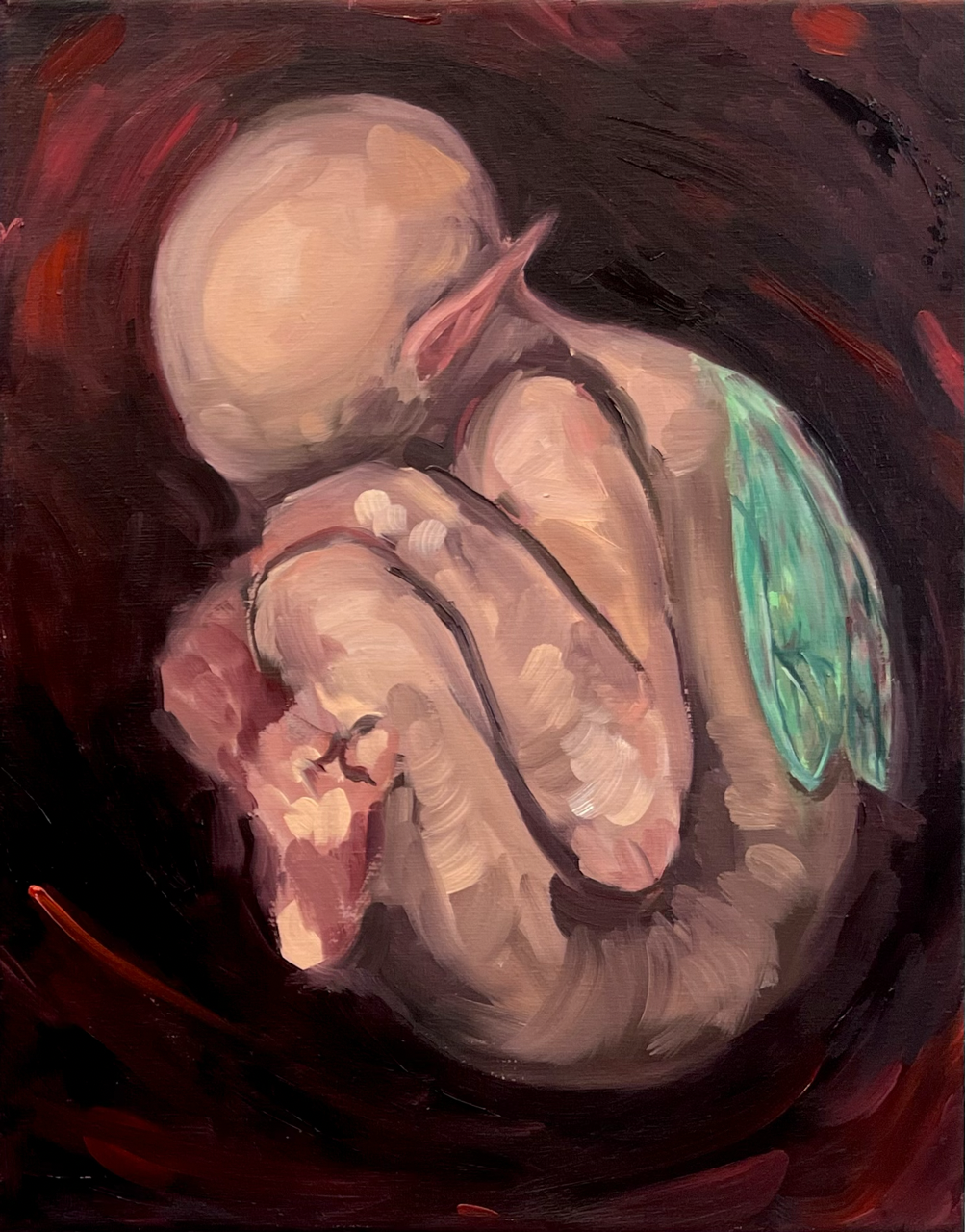 Womb, Oil, 2023