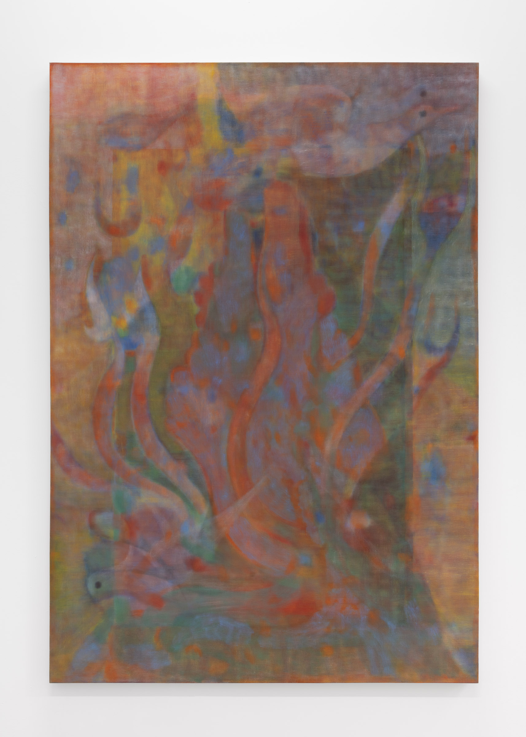 Fire Mountain, 72 x 50 inches, oil on linen, 2022