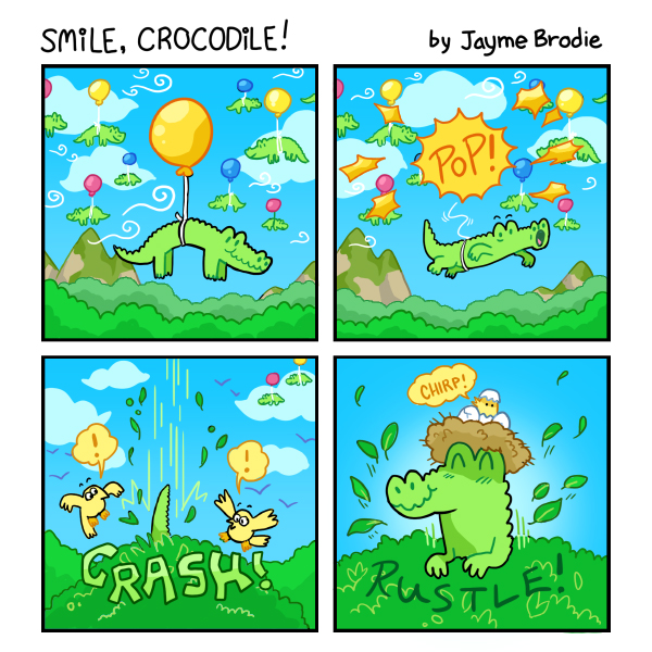 Smile Crocodile - Sunday Haha newsletter contribution