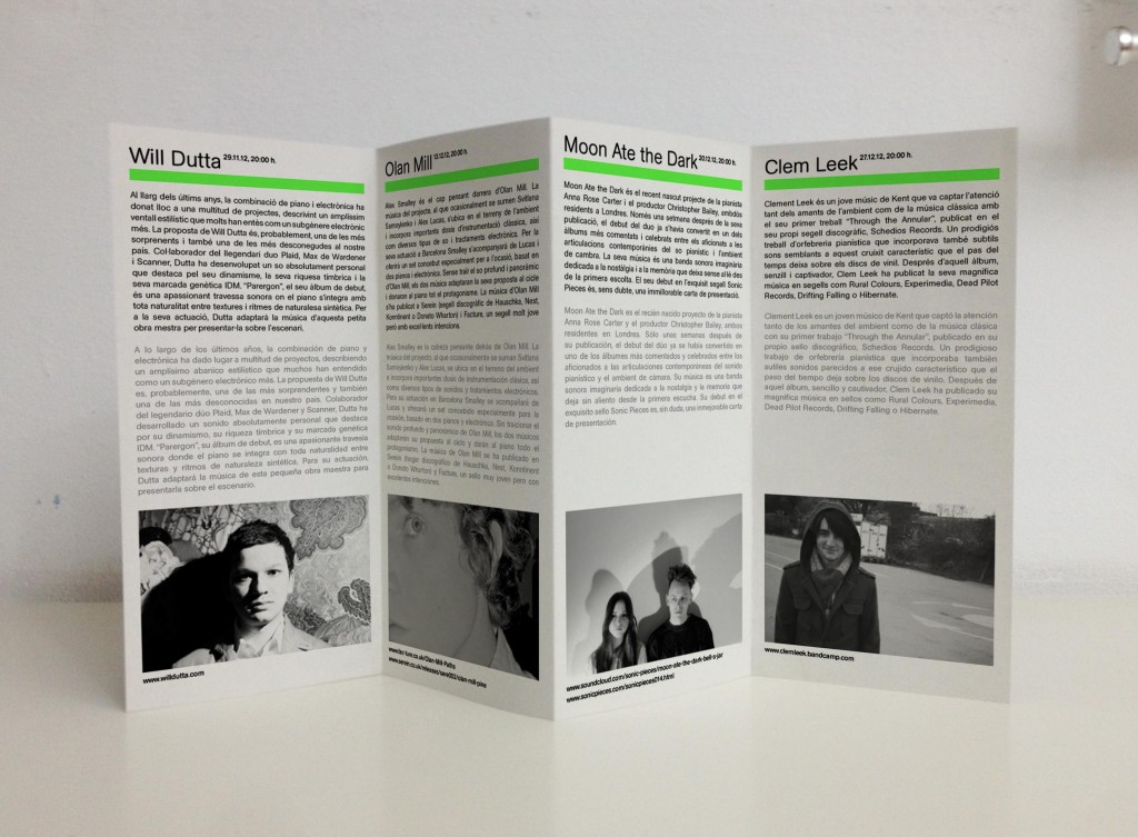 13th December  Barcelona – The Espai Cultural Caja Madrid.  Olan Mill